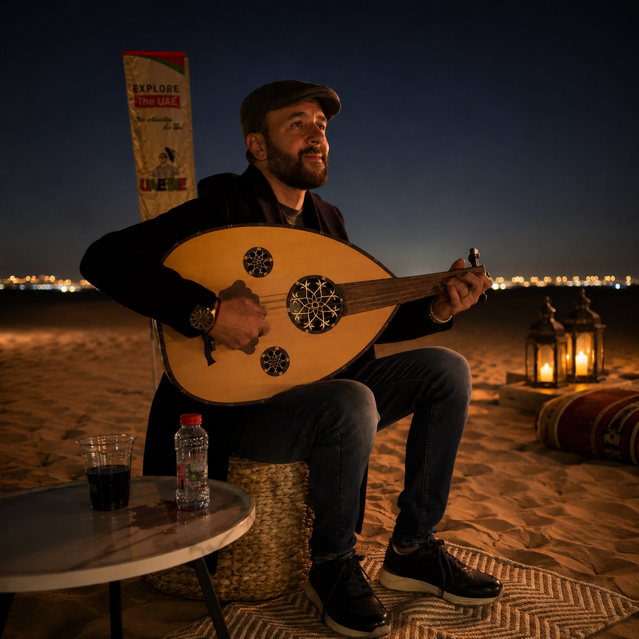 Traditional Oud Guitar Player