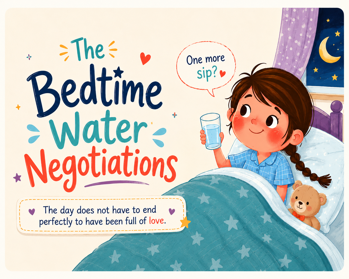 The Bedtime Water Negotiations
