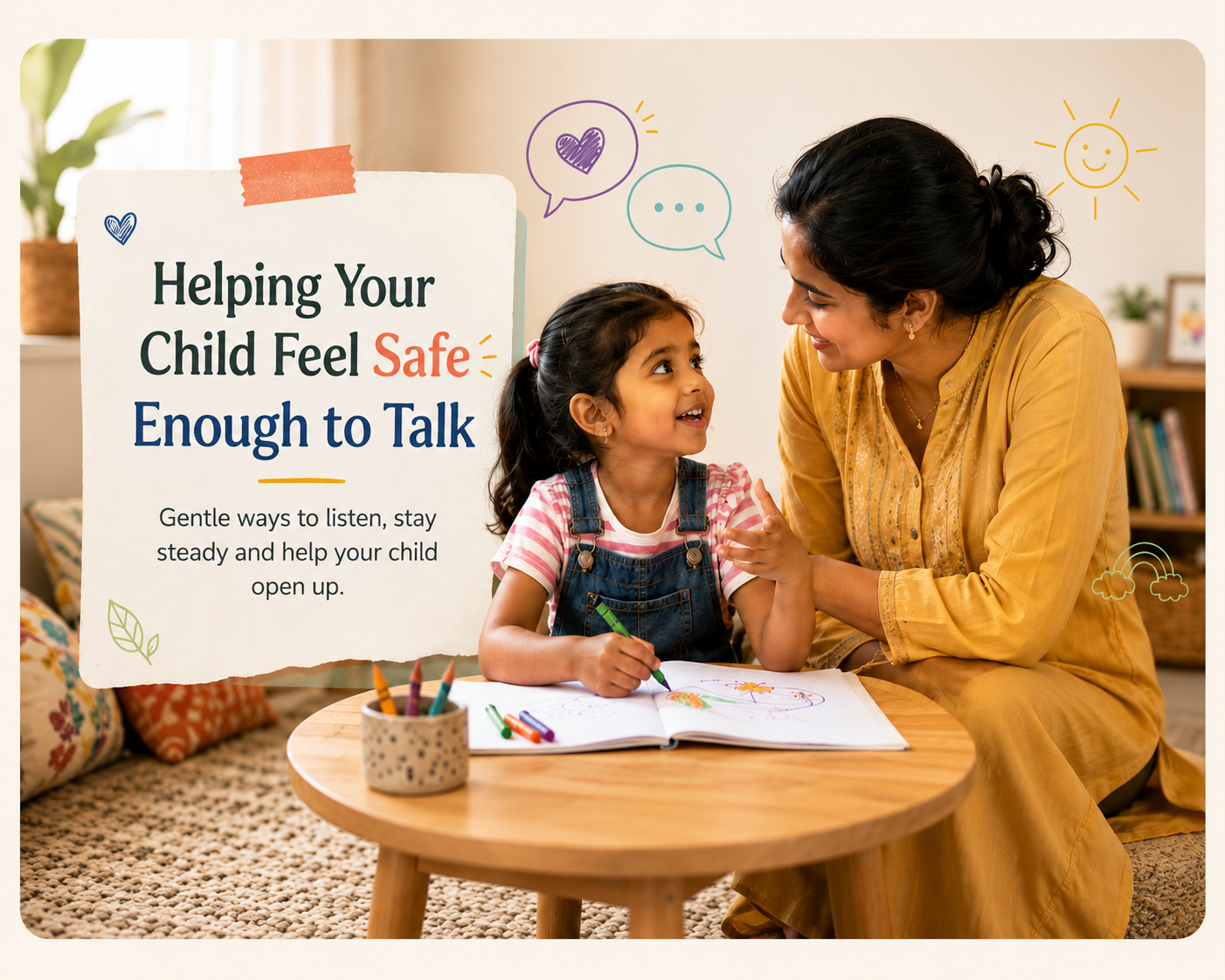 Helping Your Child Feel Safe Enough to Talk