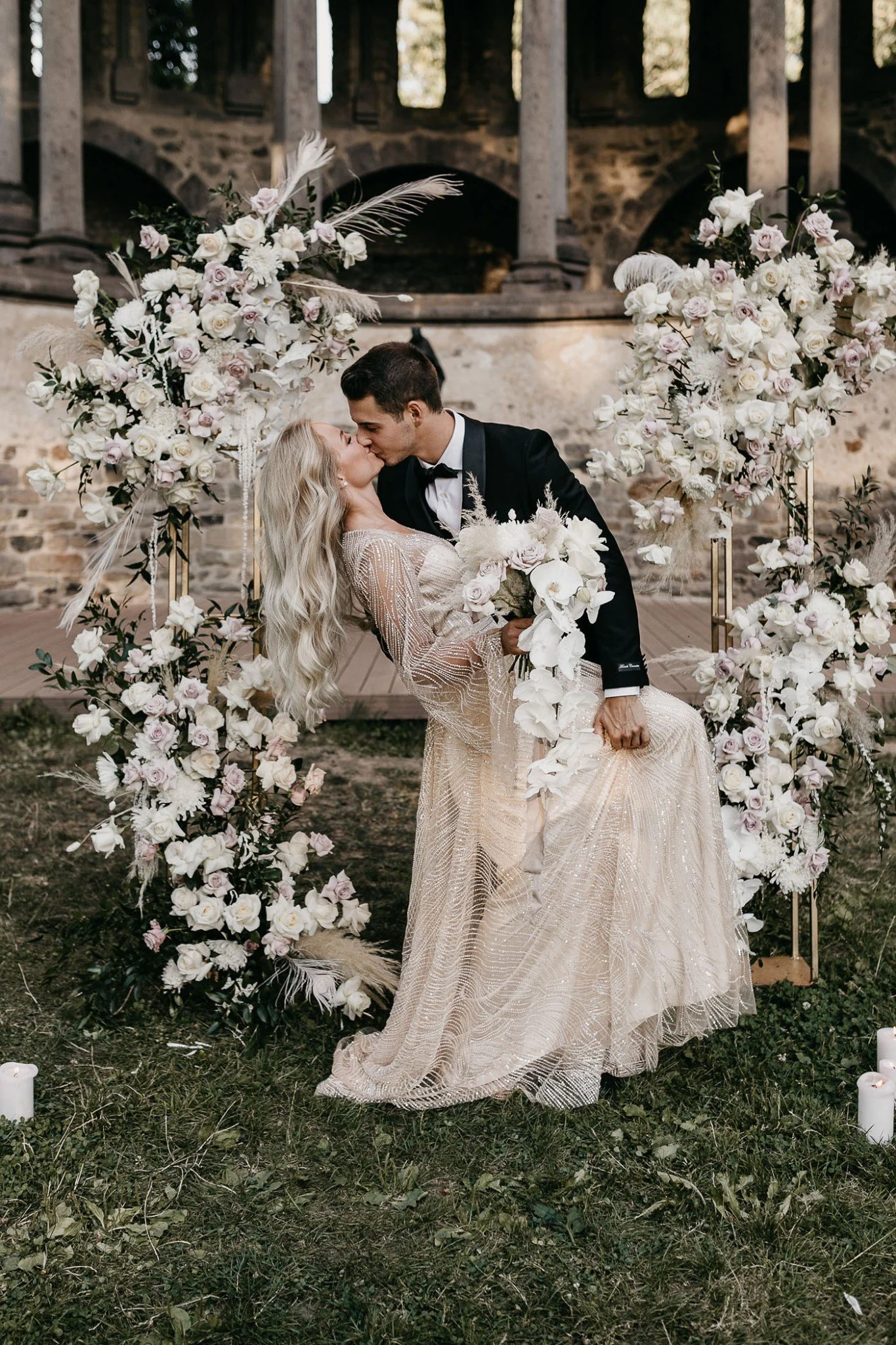Felipe’s customers, Larissa and Emmett, Italian Wedding.