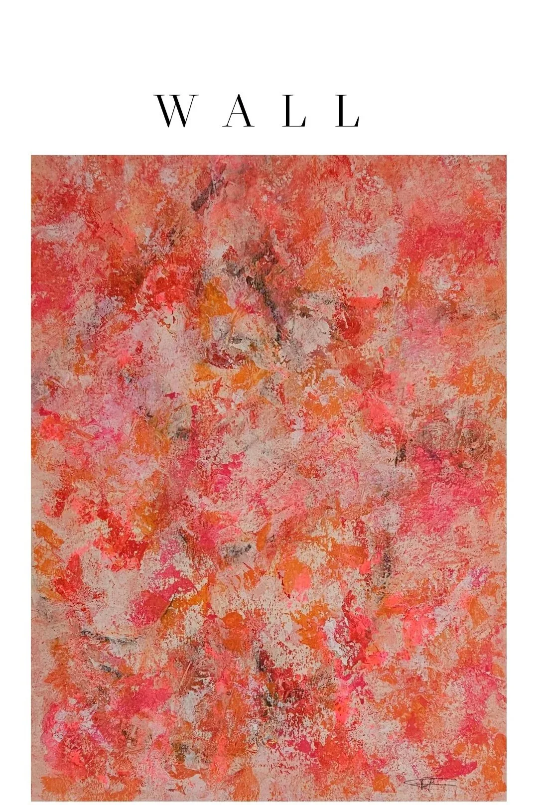 Acrylique - fusain sur papier 50 x 65 cm encadré sous verre