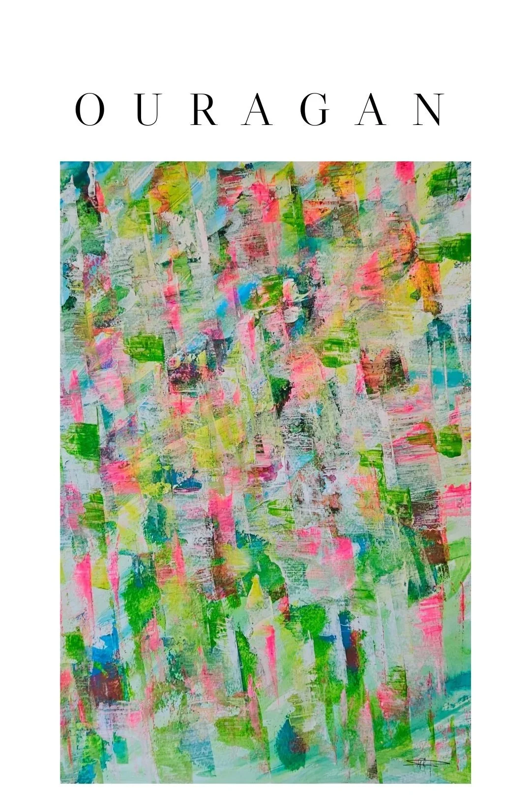 Acrylique - aquarelle sur papier
50 x 65 cm encadré sous verre