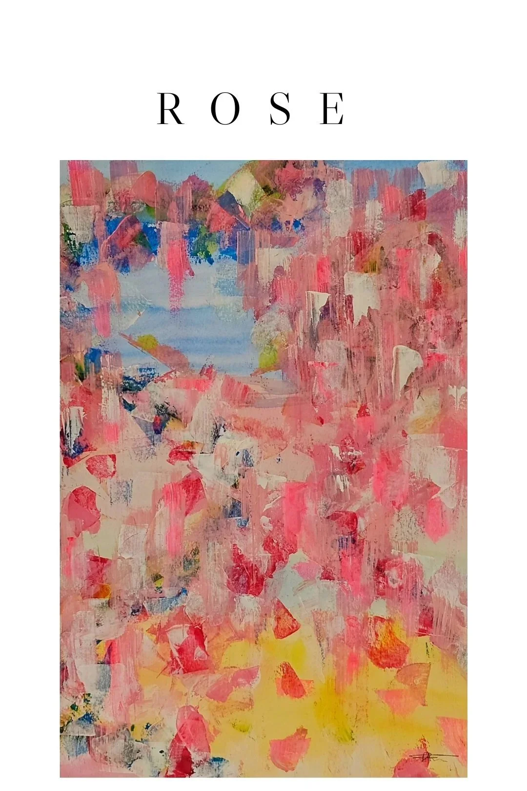 Acrylique - aquarelle sur papier
50 x 65 cm
encadré sous verre