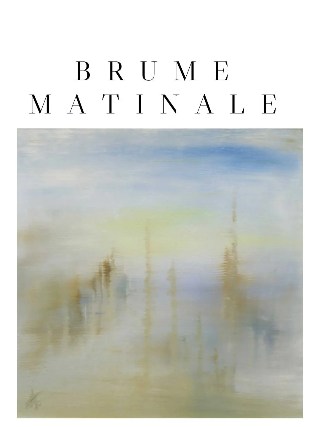 Huile sur canvas 40 x 40 cm encadré