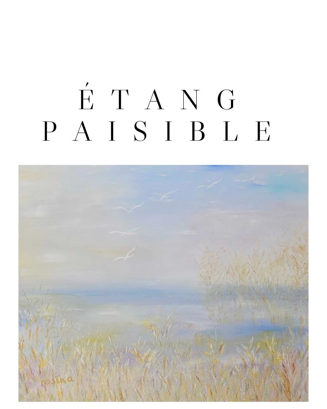 Huile sur canvas 50 x 61 cm encadré