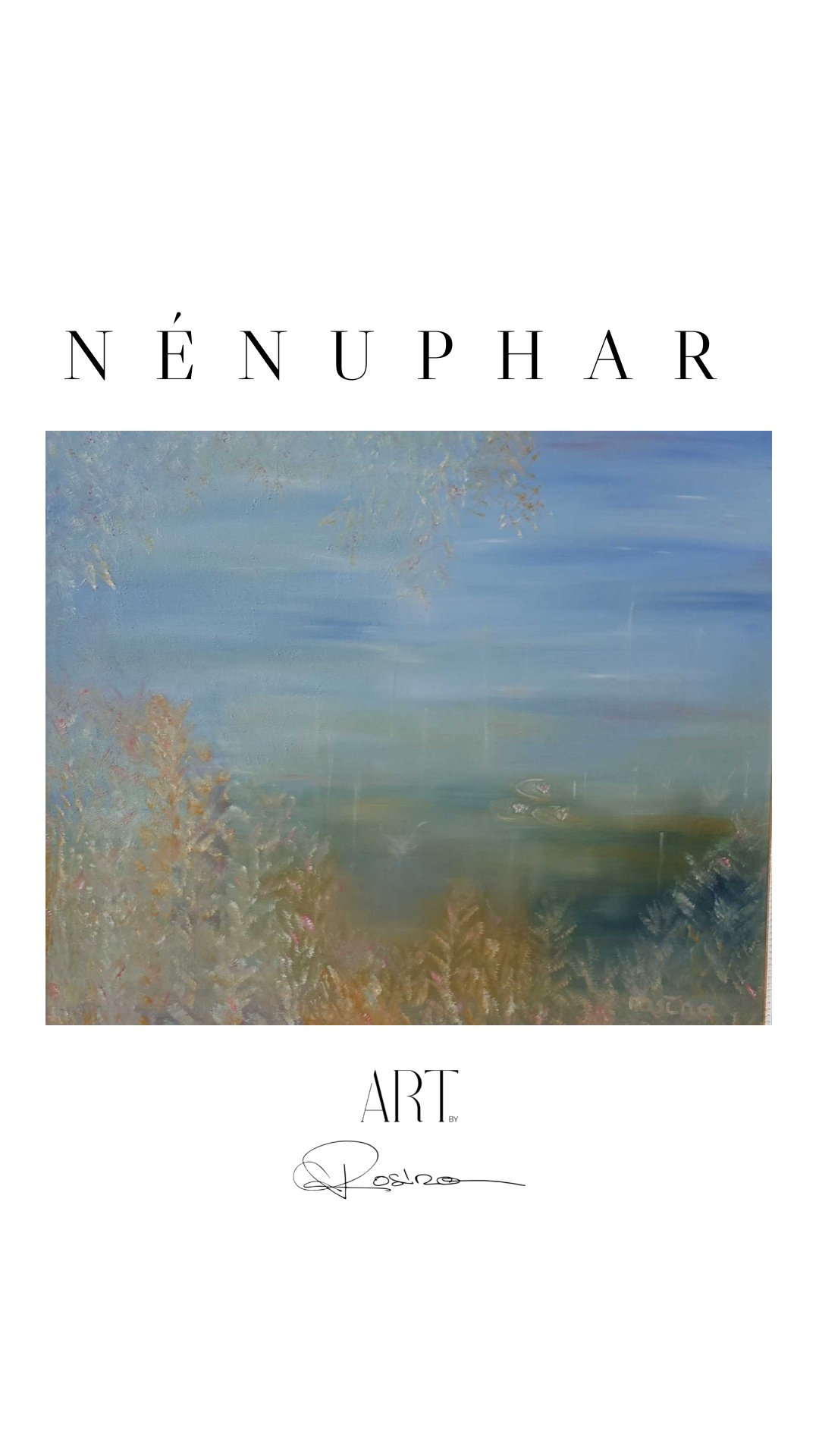Huile sur canvas 60 x 70 cm encadré