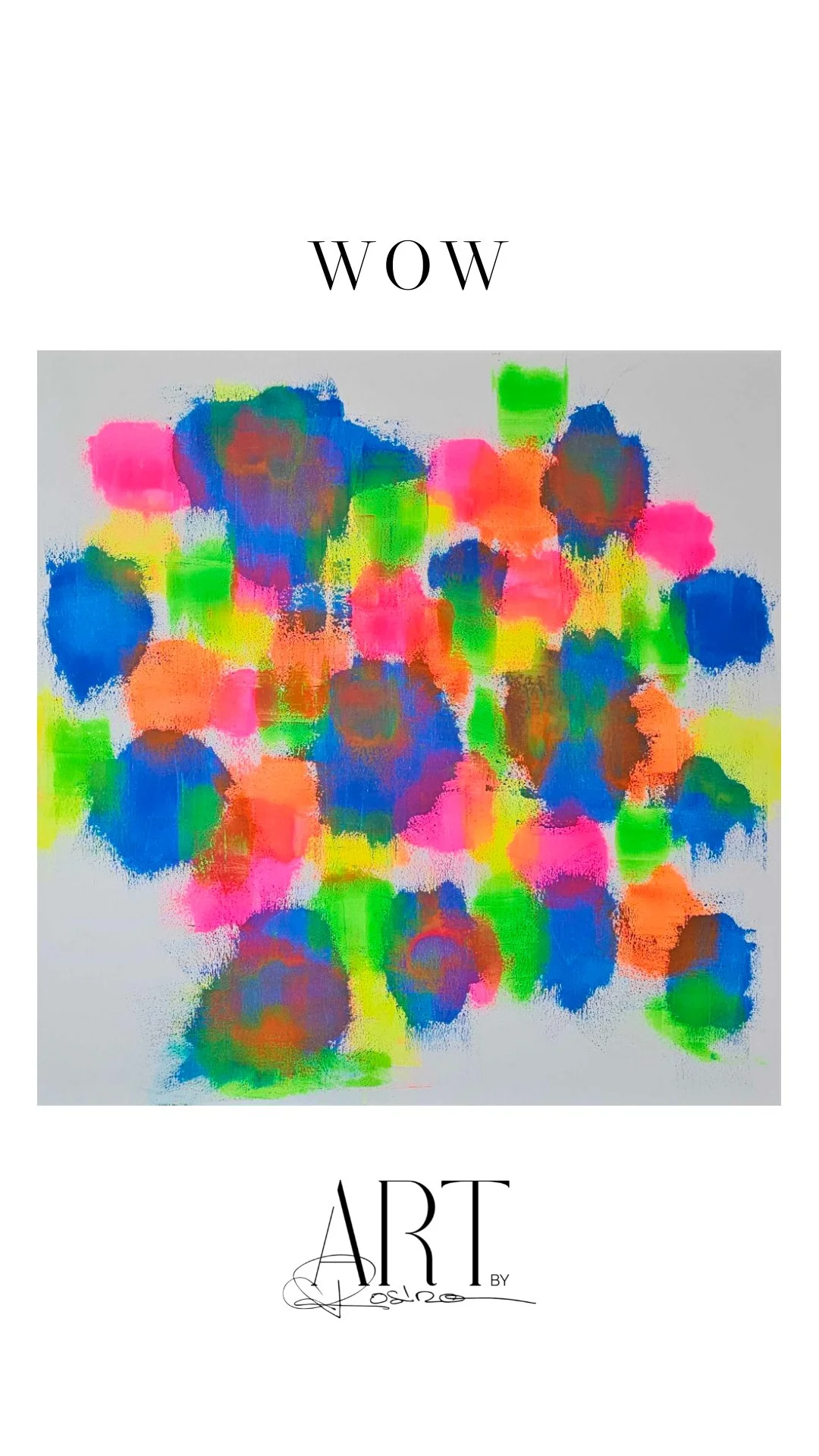 Acrylique sur canvas 100 x 100 cm