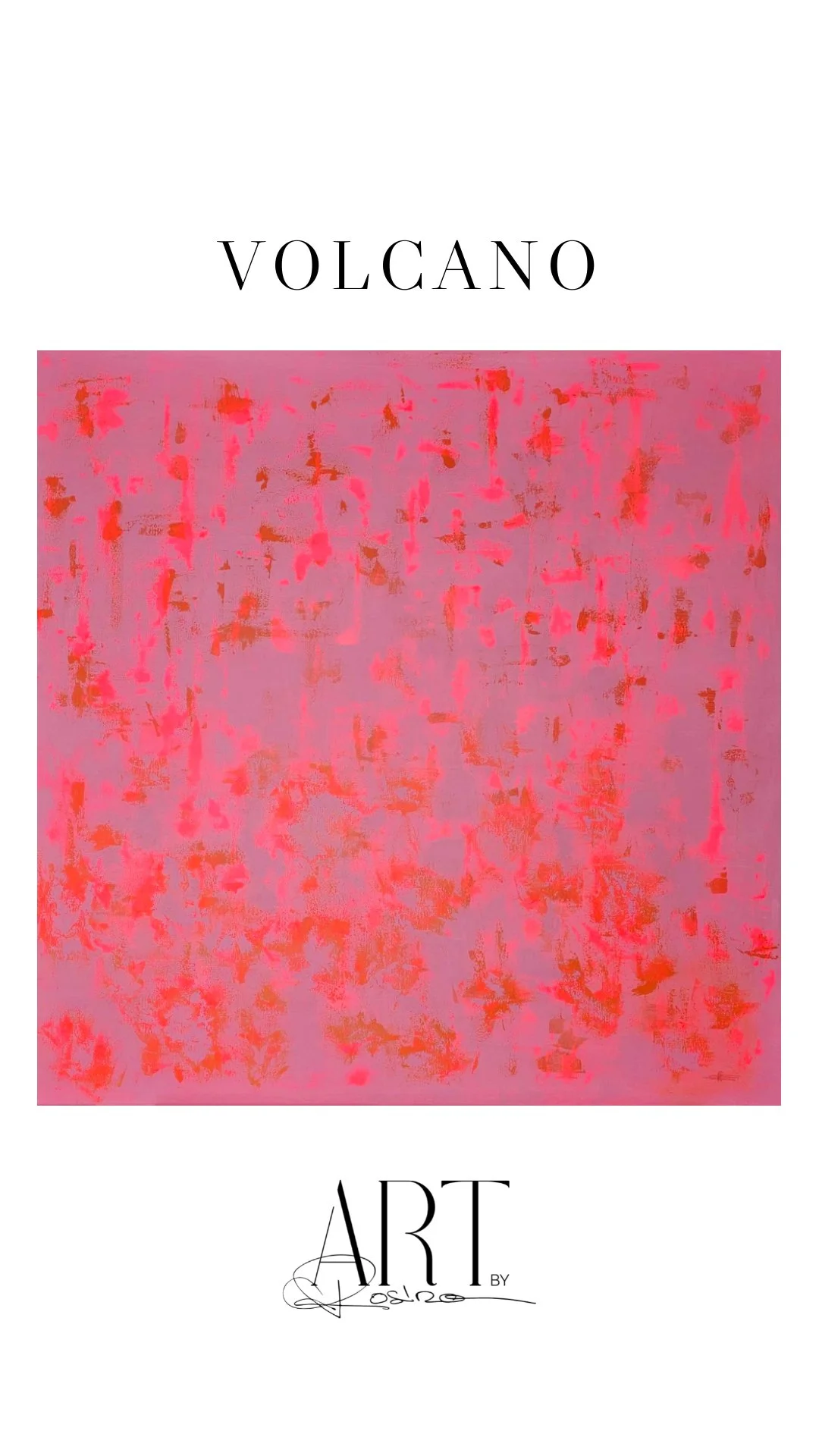 Acrylique sur canvas 100 x 100 cm