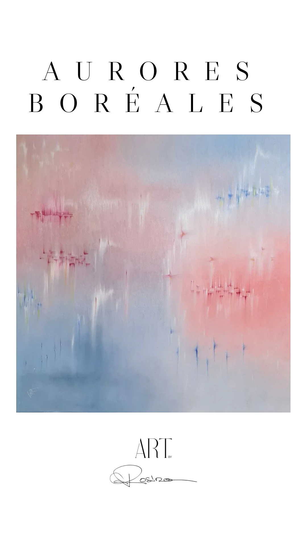 Huile sur canvas 80 x 80 cm