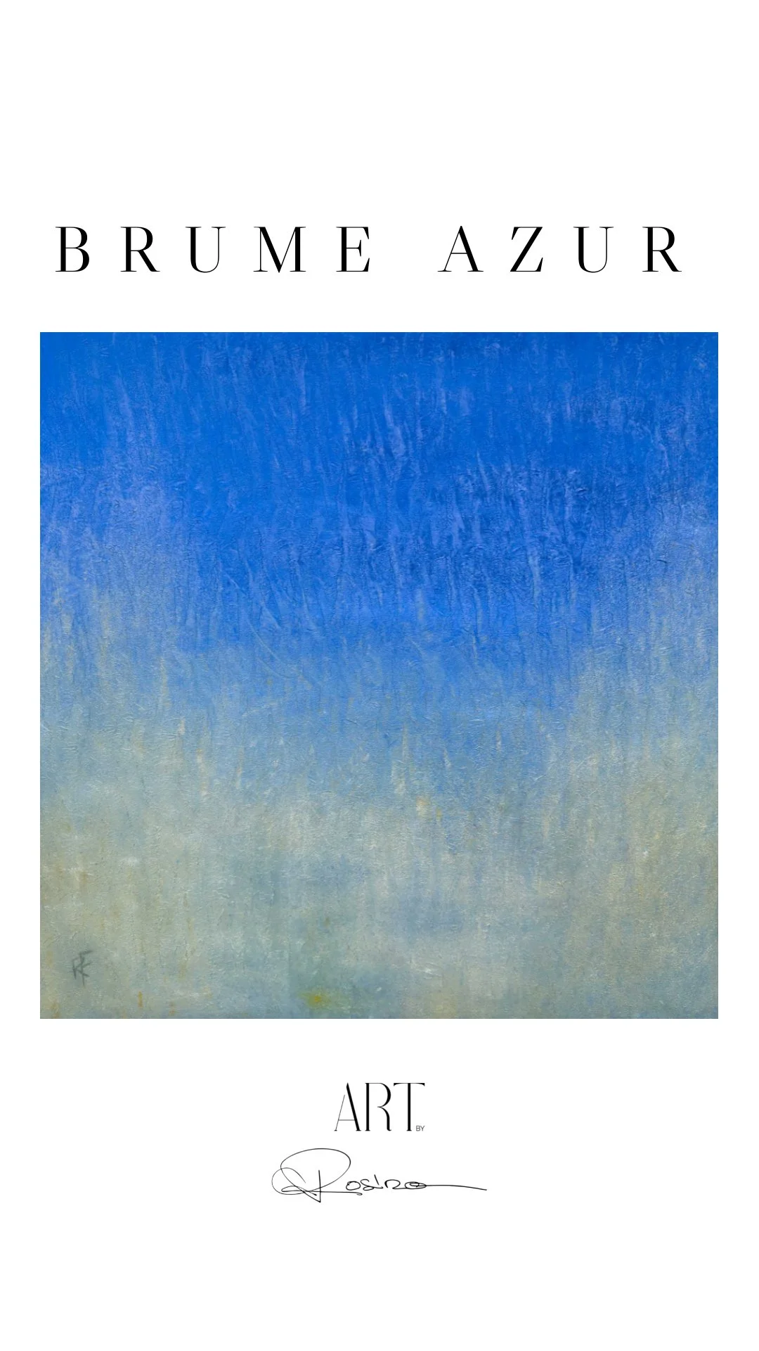 Huile sur canvas 50 x 50 cm