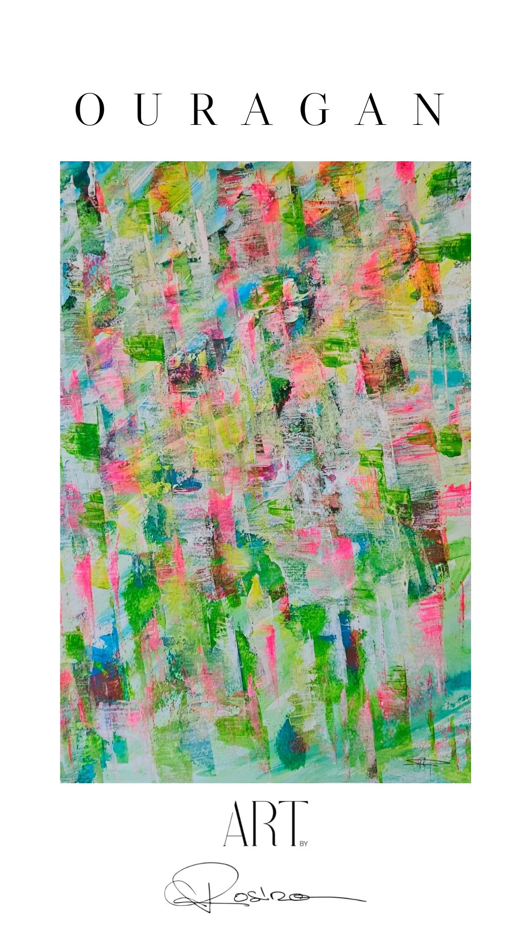 Acrylique - aquarelle sur papier
50 x 65 cm encadré sous verre