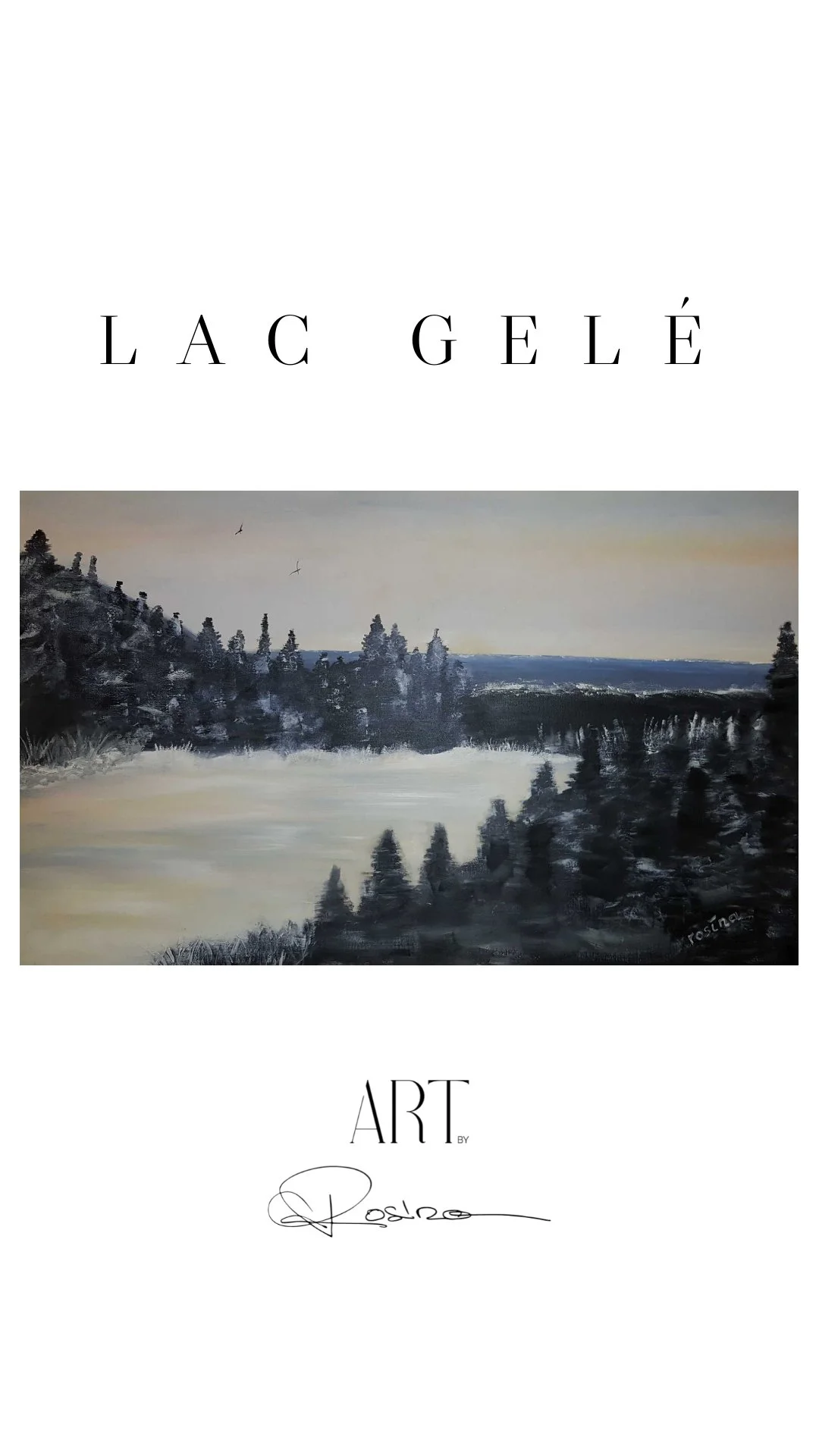 Huile sur canvas 100 x 62 cm encadré