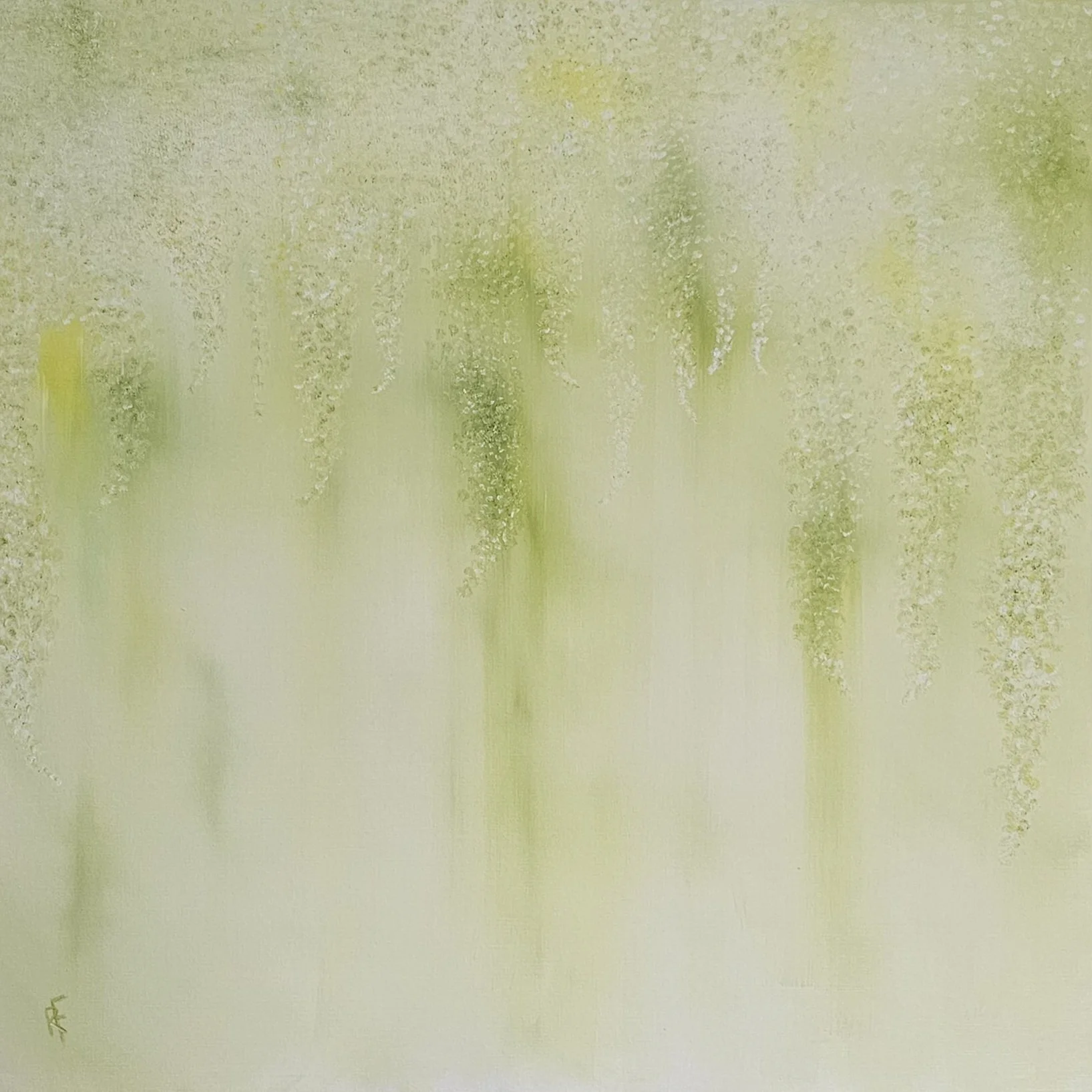 Fenêtre ou vitre couverte de buée ou de condensation, avec des gouttes d'eau visibles.