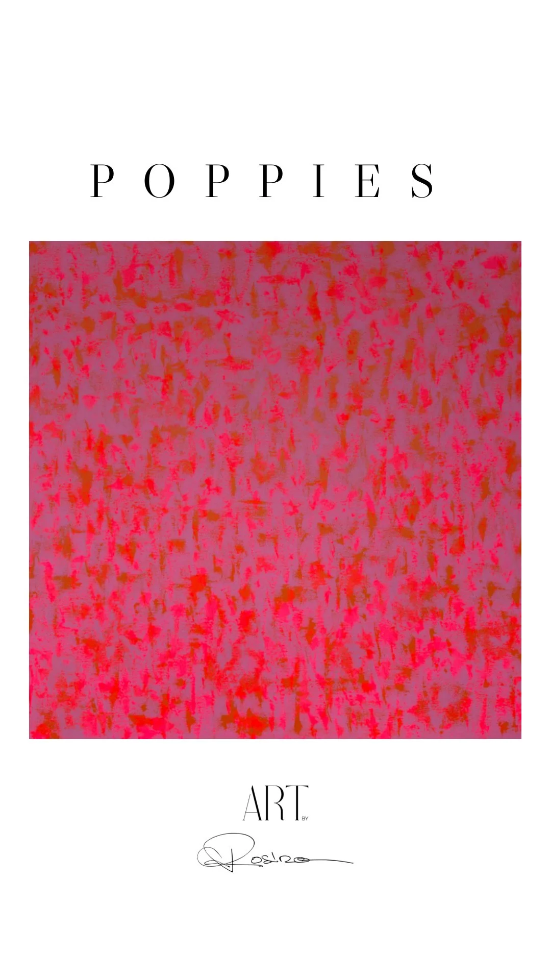 Acrylique sur canvas 100 x 100 cm