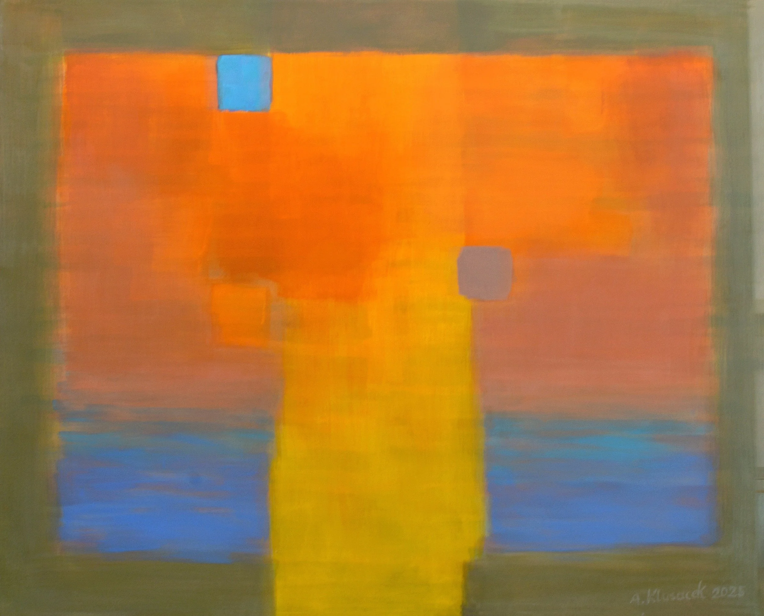 „O.T." 2025/4. ACRYL 80x100cm