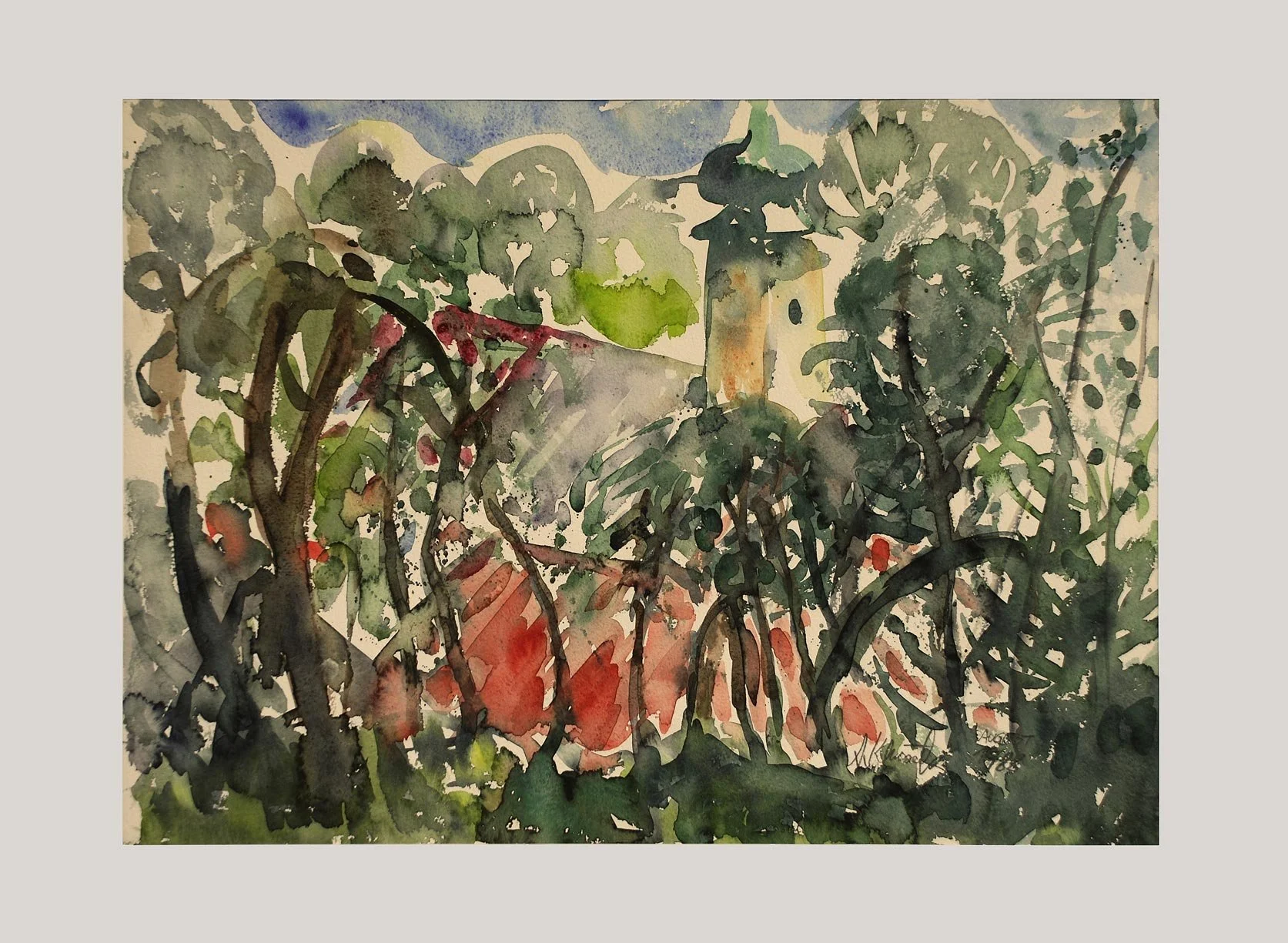 „KIRCHE IN WEITRA“
1988-3. AQ.
M.P. - 65x50cm
