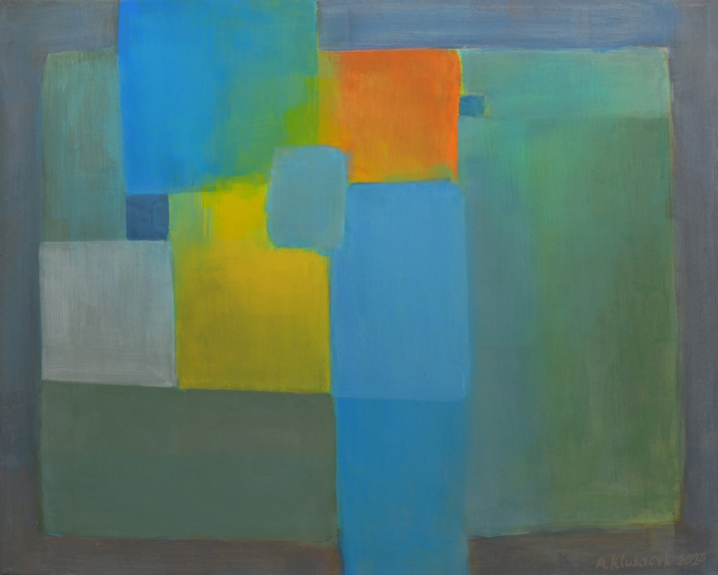 „O.T." 2025/6. ACRYL 80x100cm