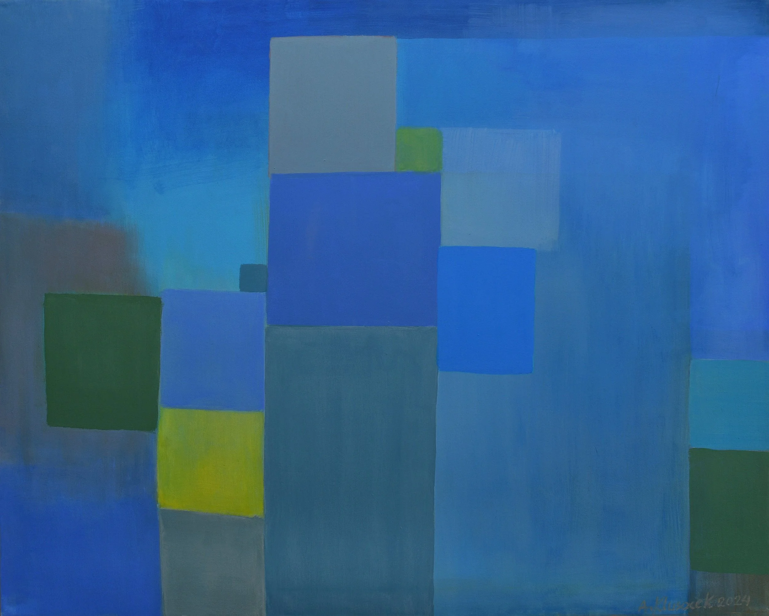 „O.T." 2024/5. ACRYL 80x100cm