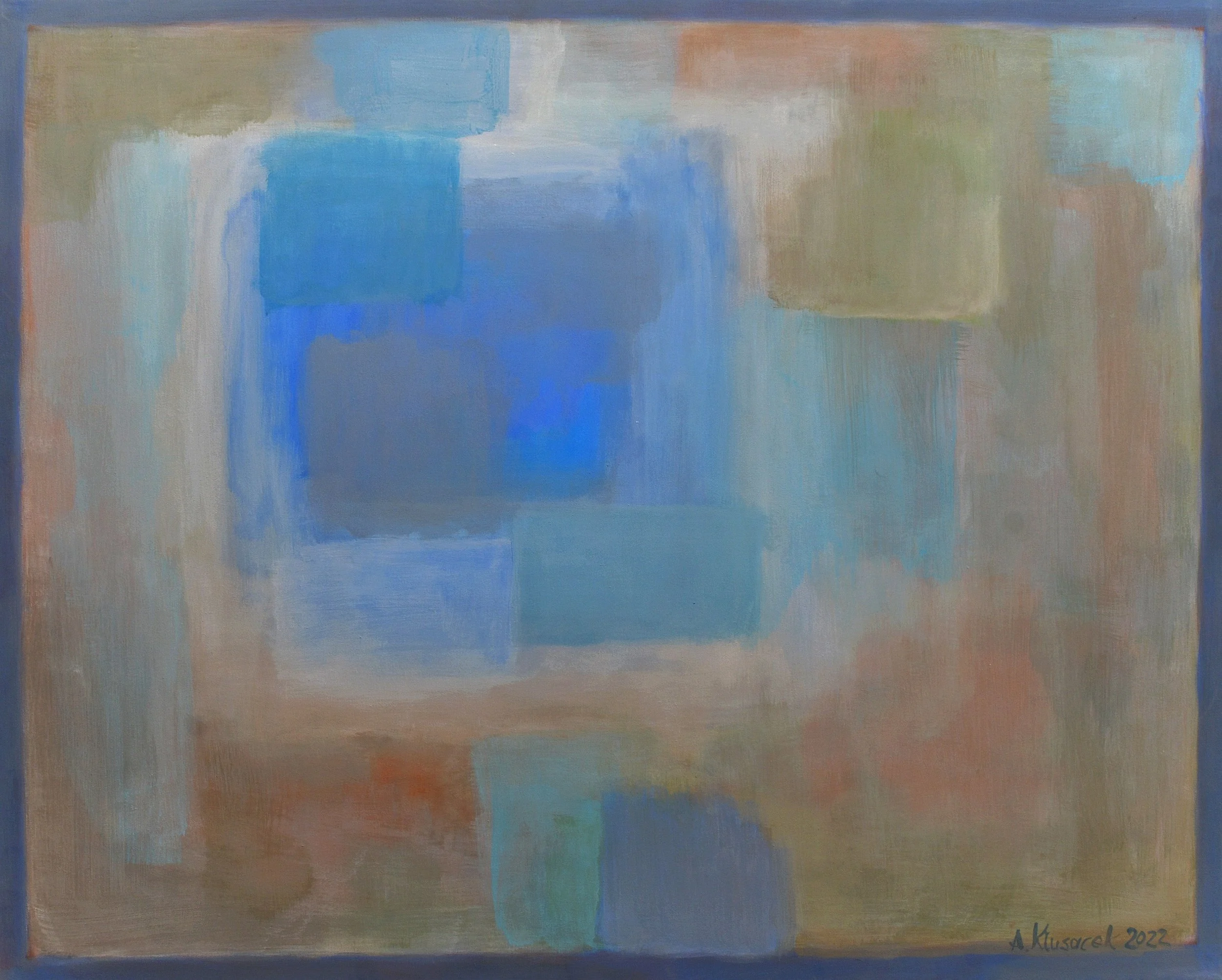 „O.T." 2022/1. ACRYL 80x100cm