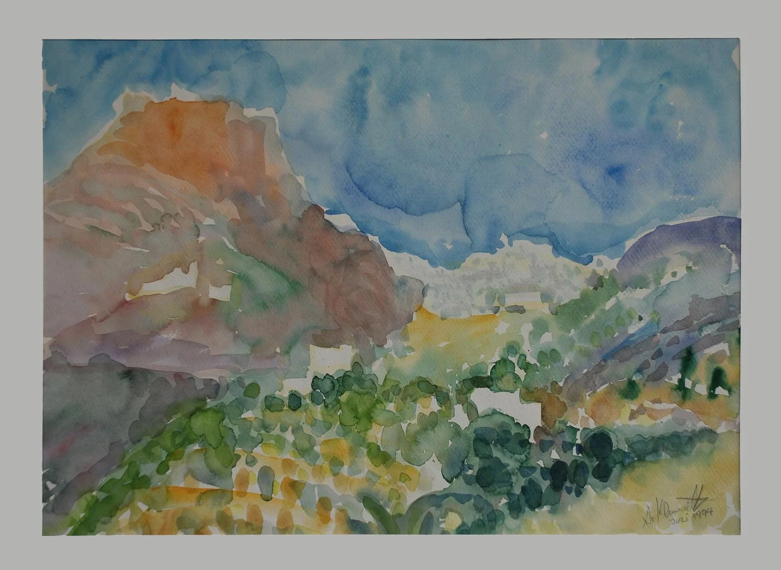 „KITHIRA-HORA“
1994-7. AQ
M.P. - 65x50cm