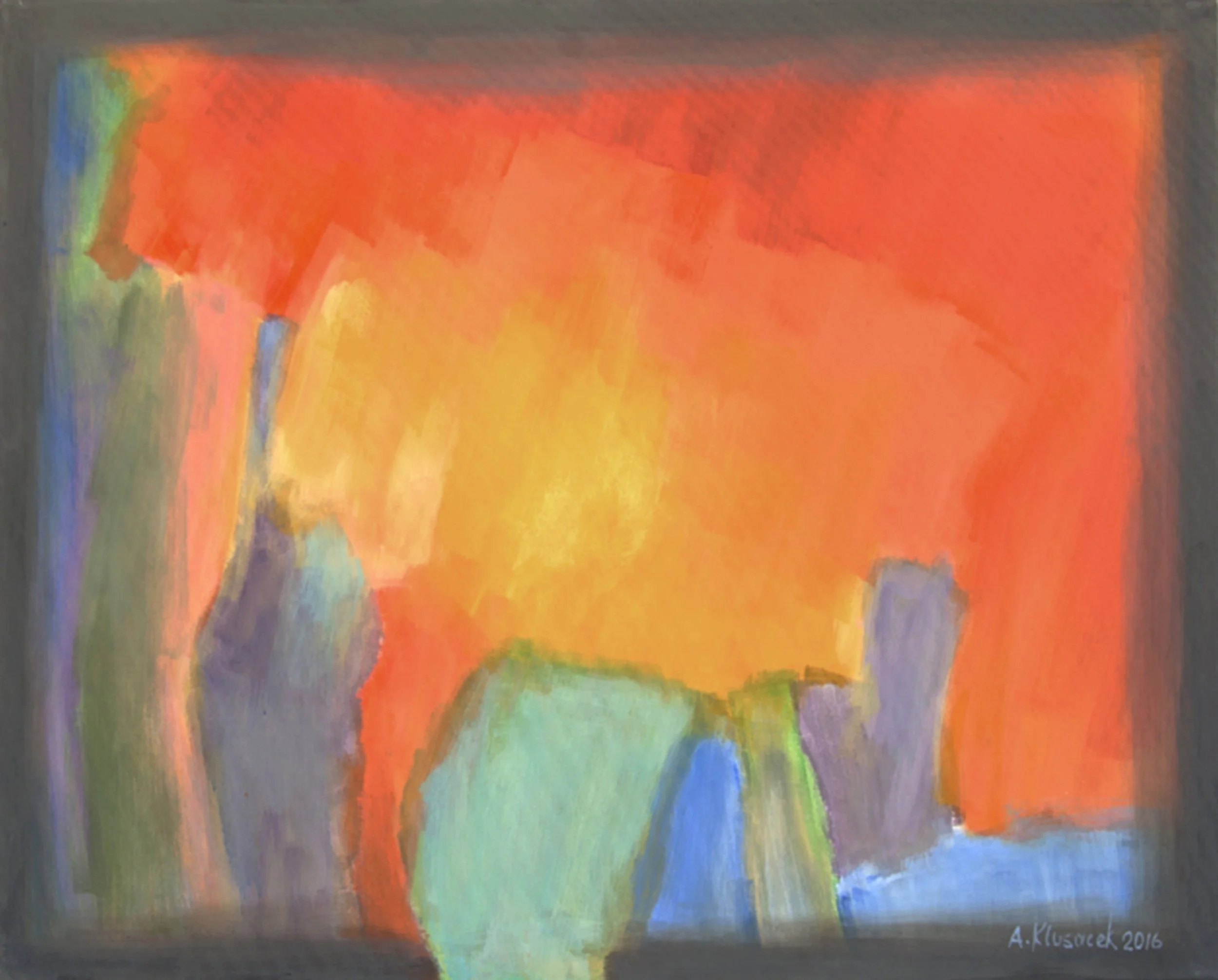 „O.T.“
2016-8. ACRYL
80x100cm