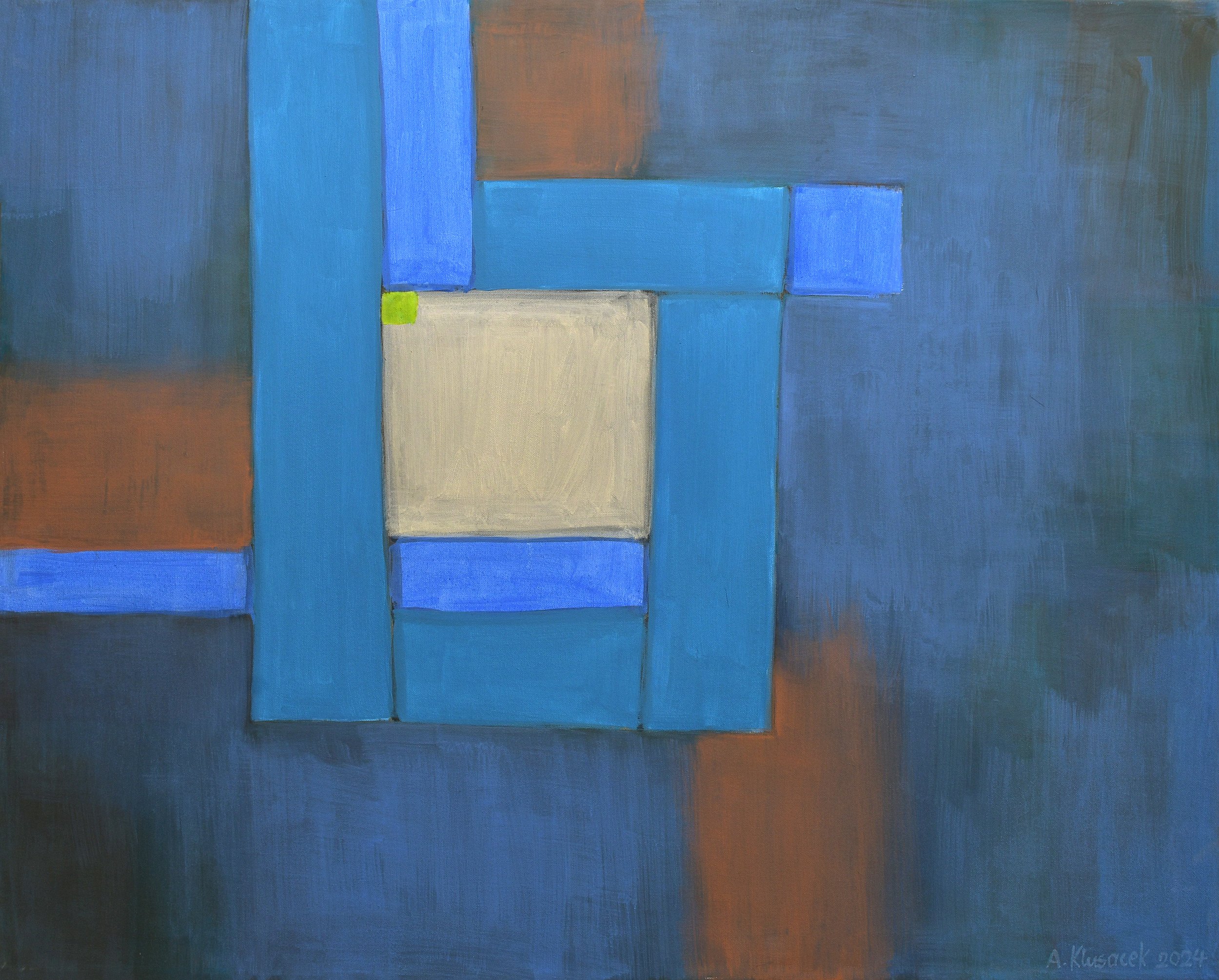 „O.T." 2024/8. ACRYL 80x100cm