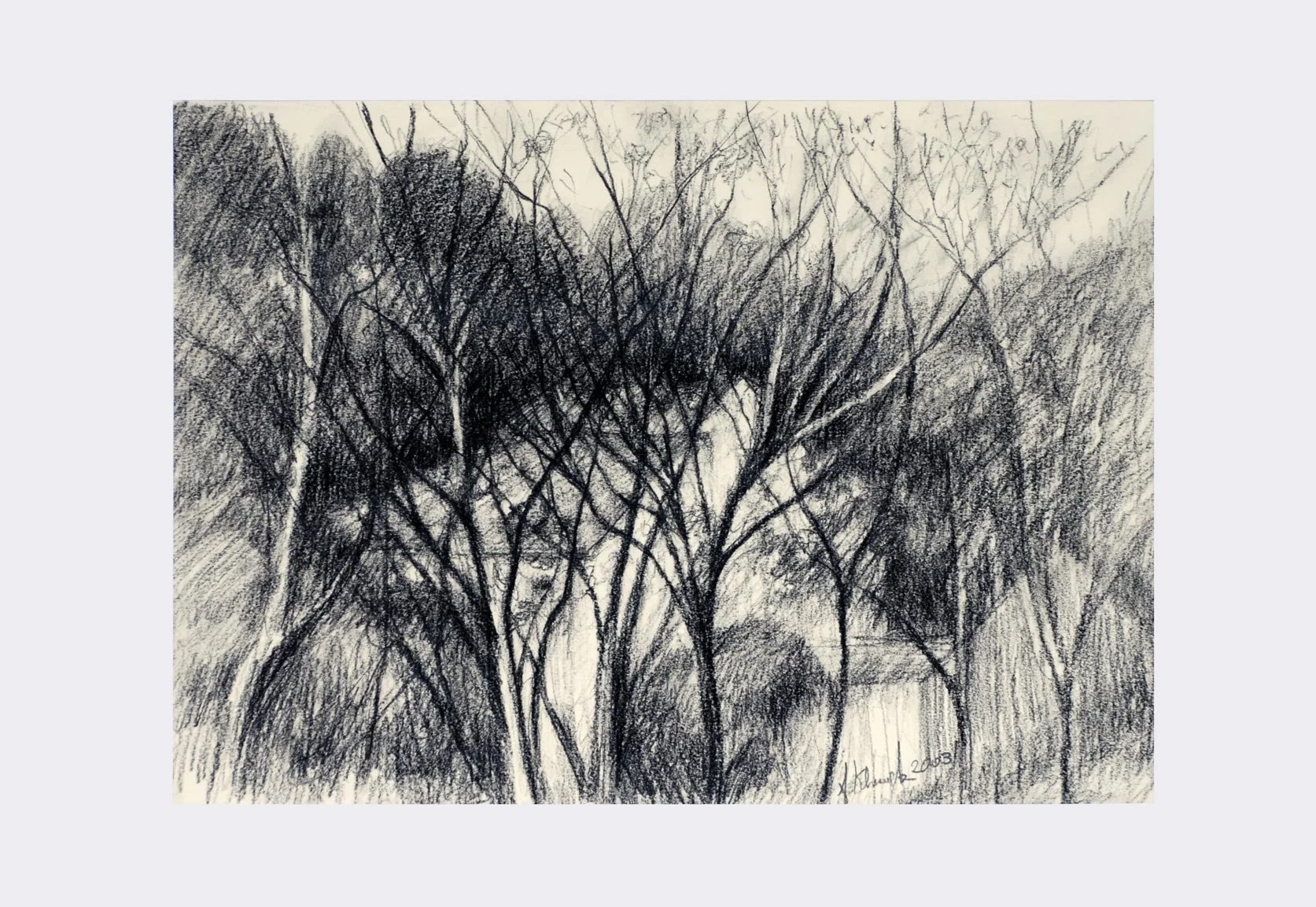 „DURCHBLICK“
2003-1. GRAPHIT
M.P. – 65x50cm