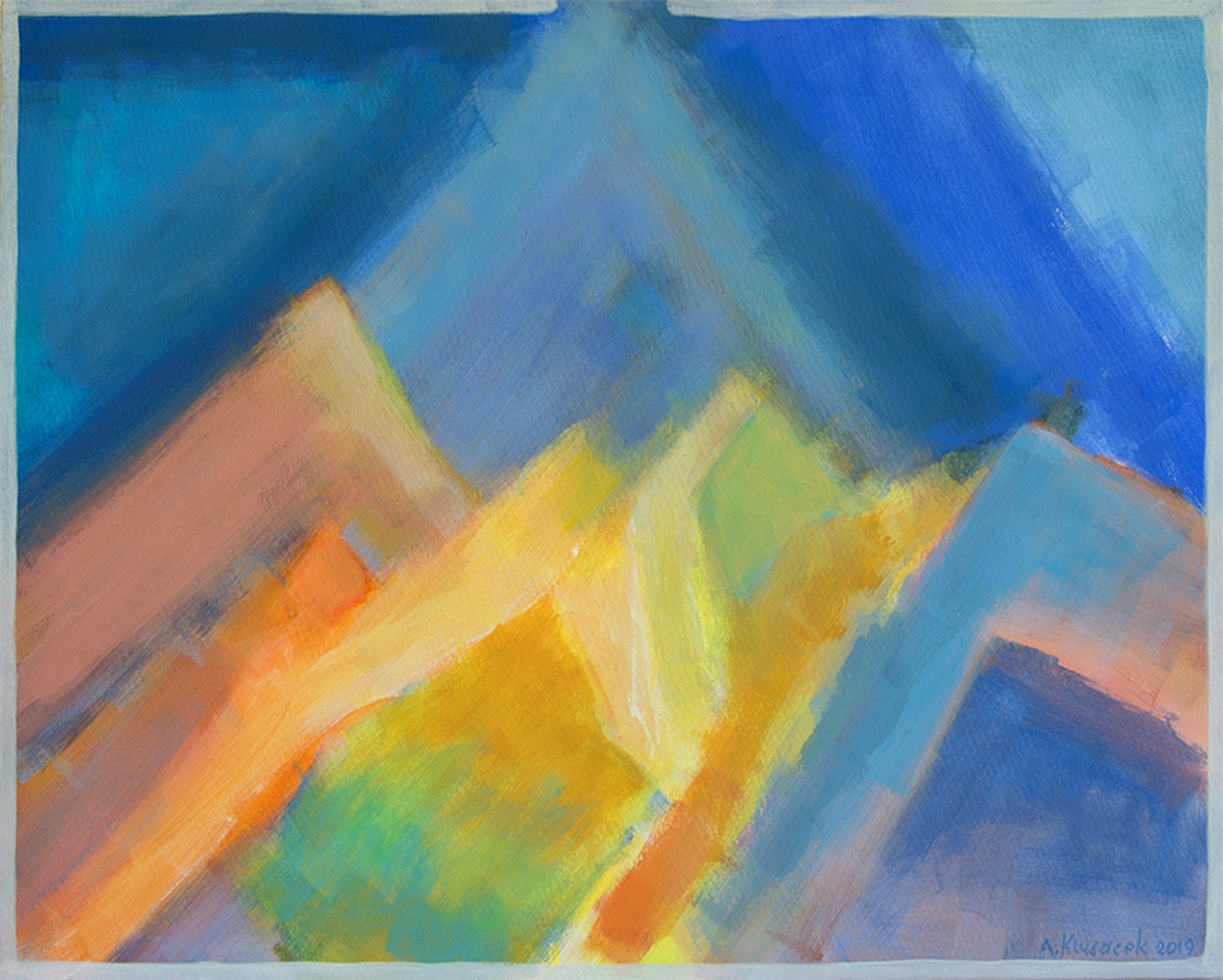 „O.T.“
2019-3. ACRYL
80x100cm