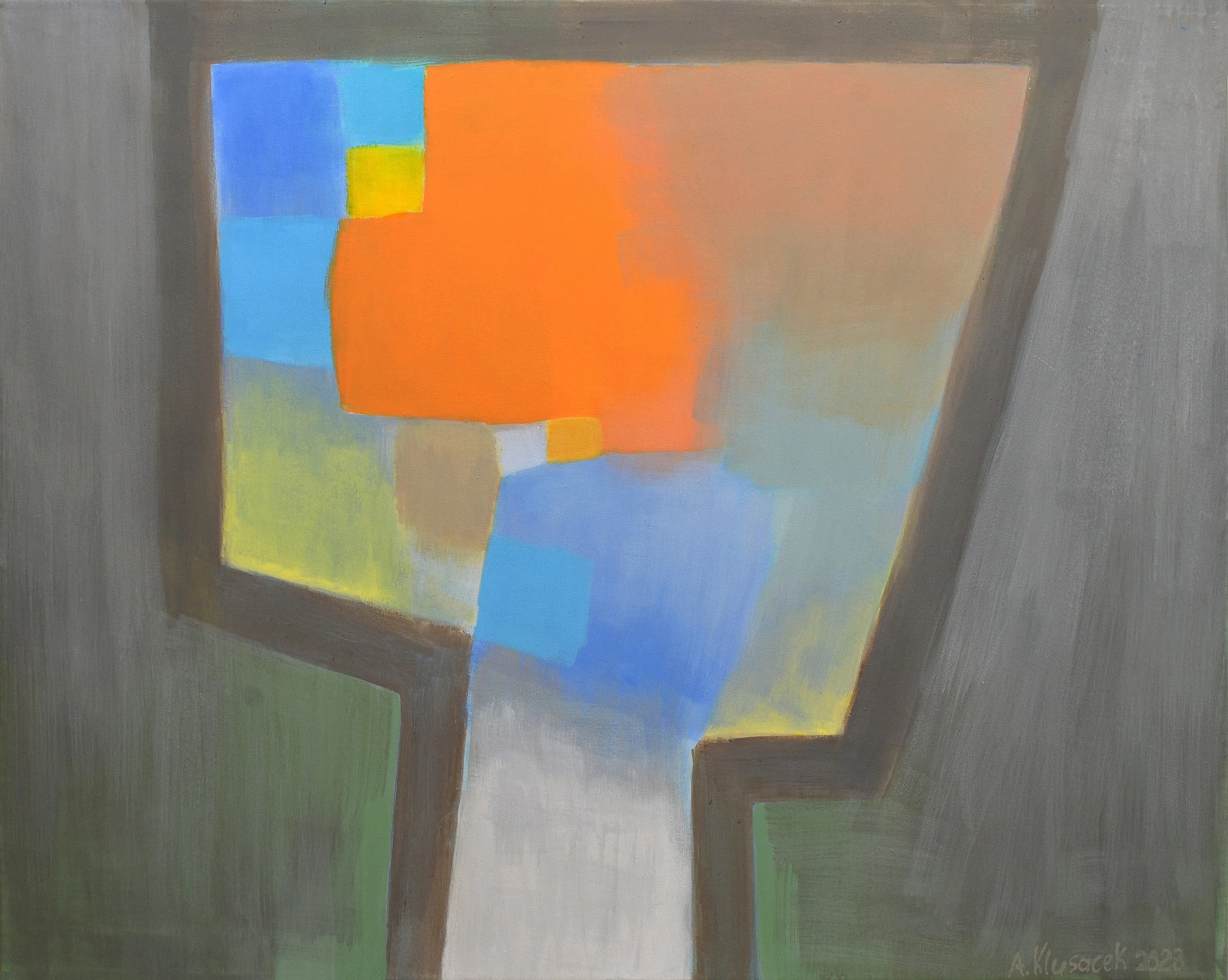 „O.T." 2023/5. ACRYL 80x100cm