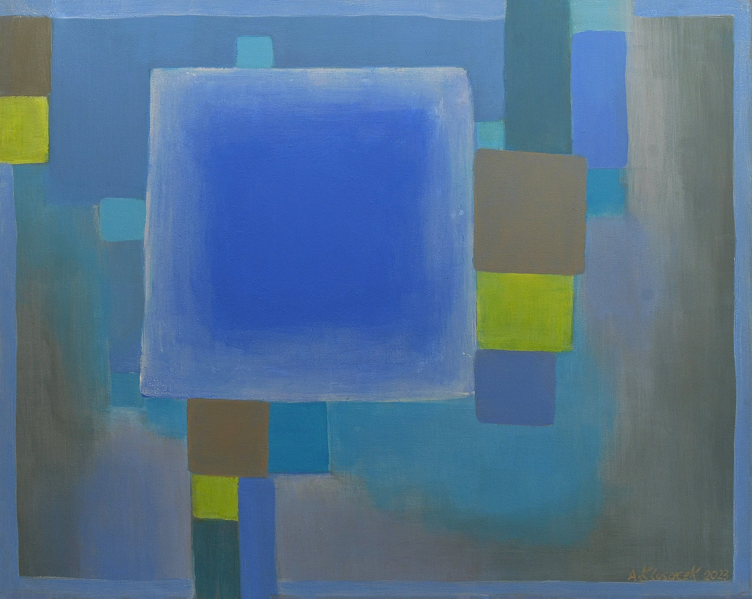 „O.T." 2023/4. ACRYL 80x100cm