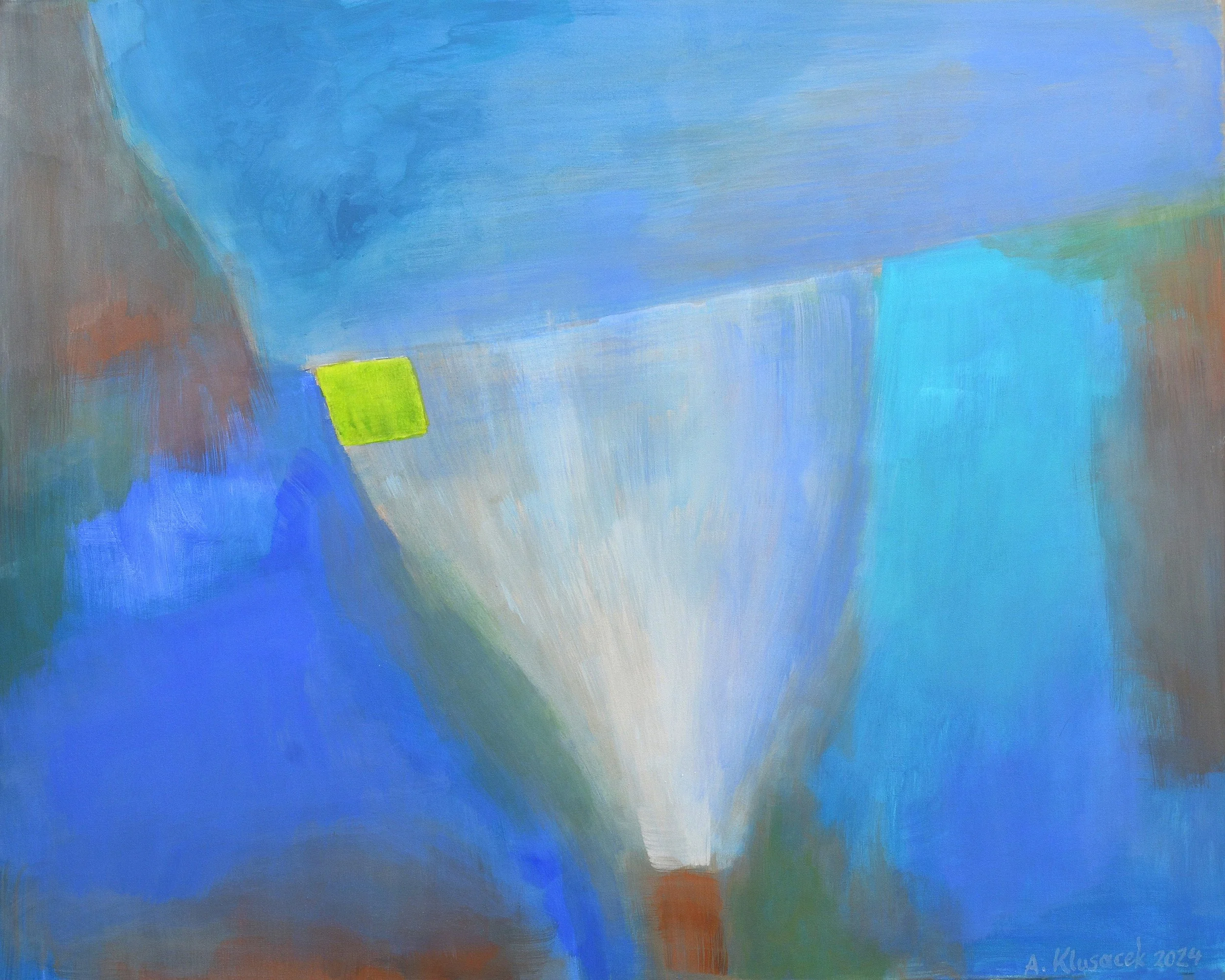„O.T." 2024/15. ACRYL 80x100cm