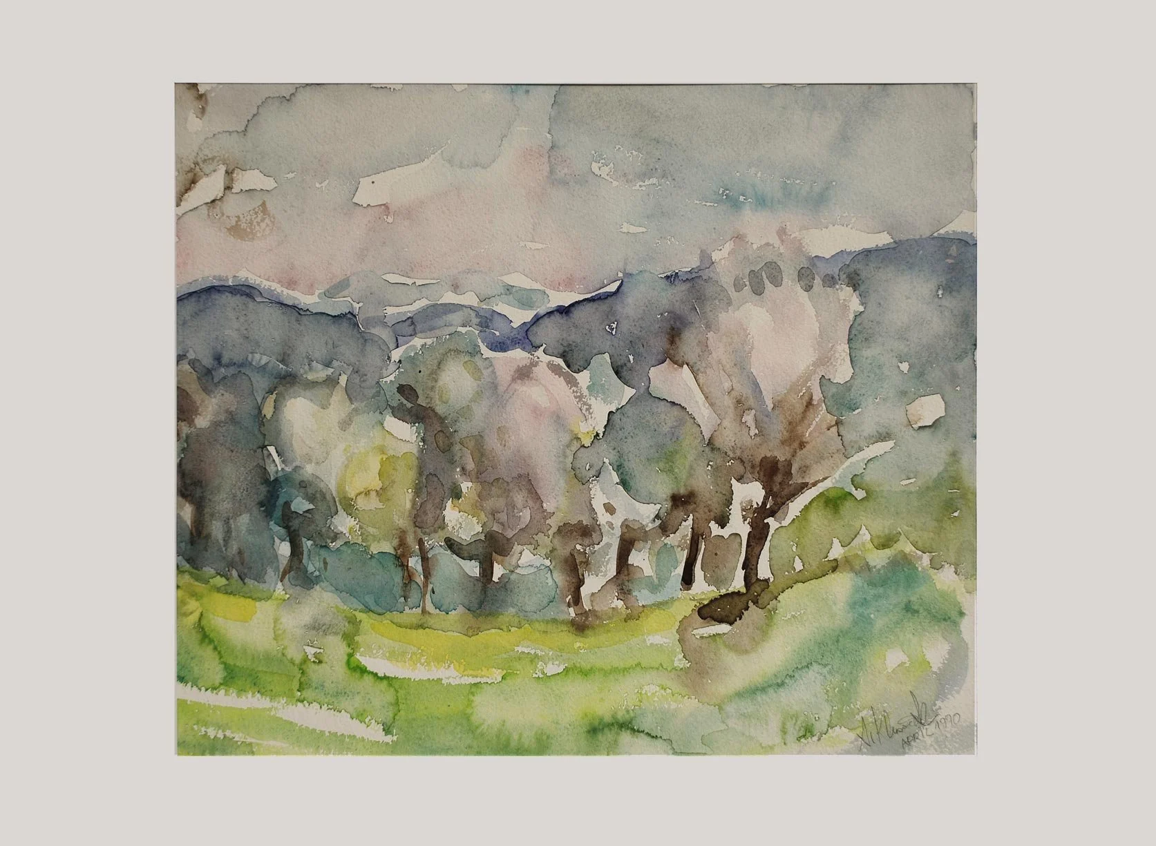 „FRÜHLING“
1990-2. AQ.
M.P. - 65x50cm