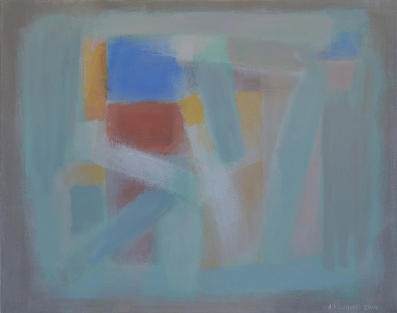 „O.T.“
2014-1. ACRYL
80x100cm