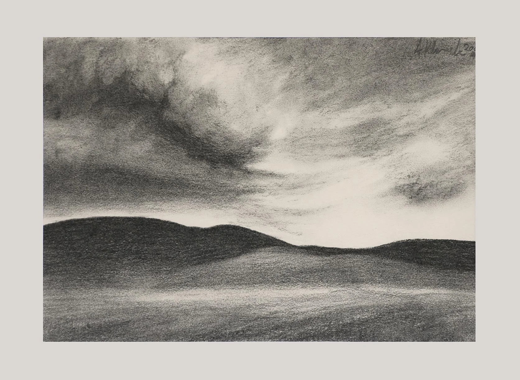 „NEUSEELAND“
2004-3. KOHLE
M.P. - 65x50cm