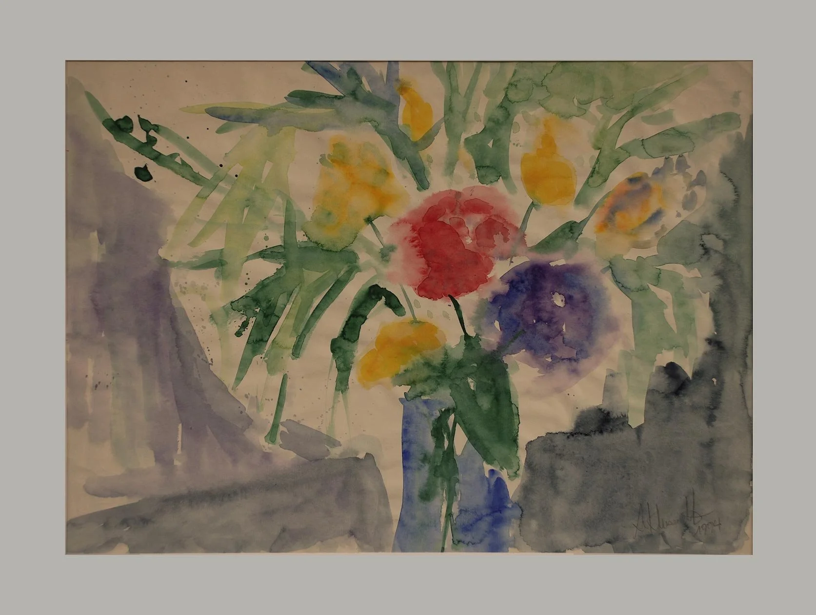„GARTENBLUMEN“
1994-12. AQ.
M.P. - 65x50cm