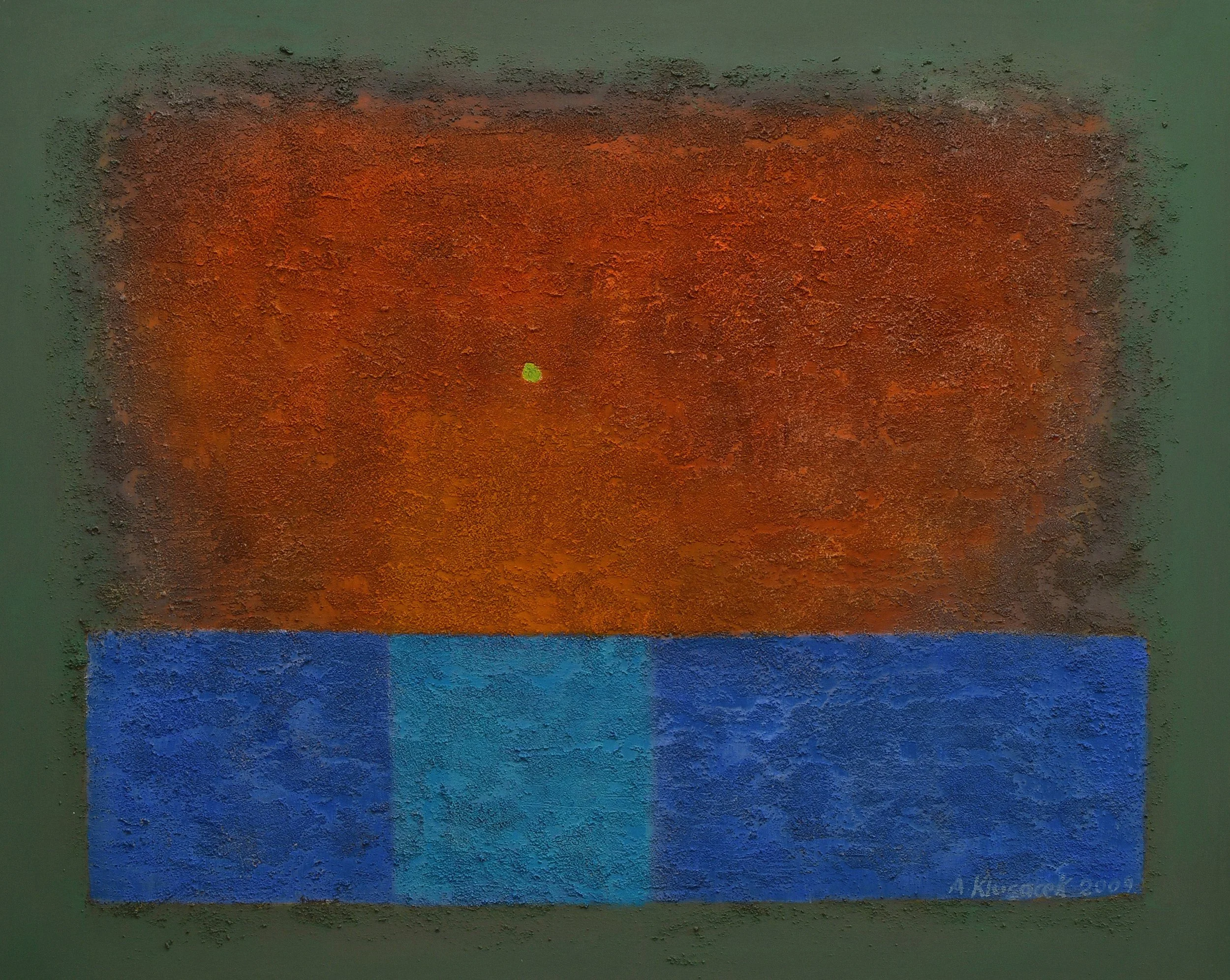 „O.T." 2009/4. ACRYL 80x100cm