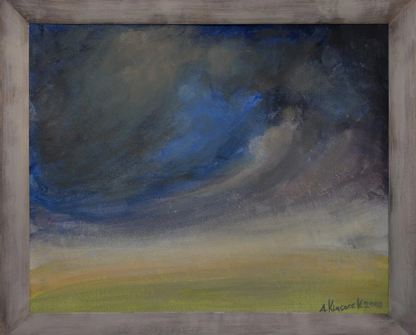 „SICH NÄHERNDES UNWETTER“
2002-4. DISPERSION
M.R. 71x59cm