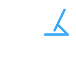 Person sitting at a desk using a computer.