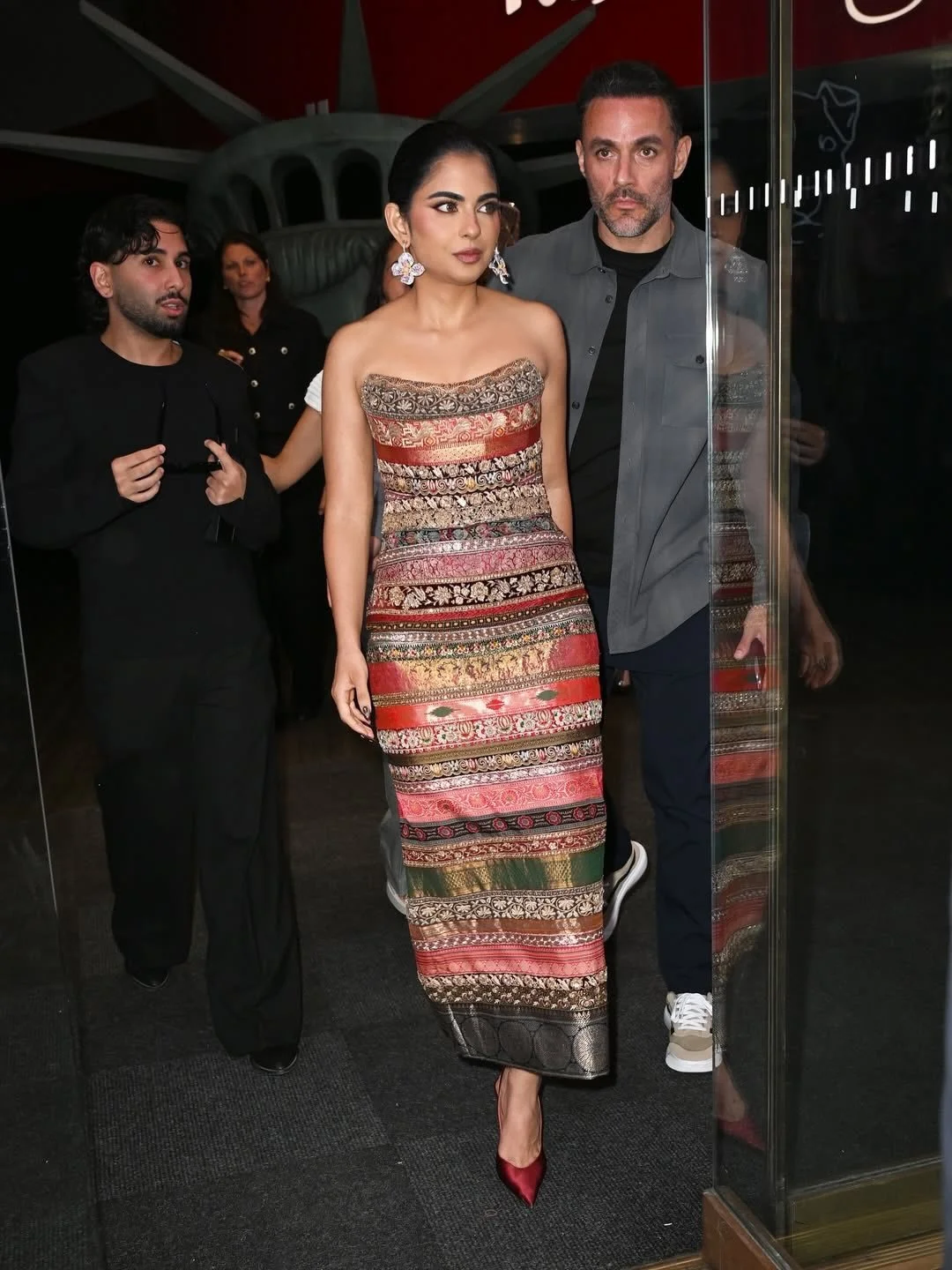 #ISHAAMBANI WEARS @MANISHMALHOTRAWORLD FOR VOGUE 2026 PRE-MET GALA PARTY IN NYC

STYLED BY @ANAITASHROFFADAJANIA