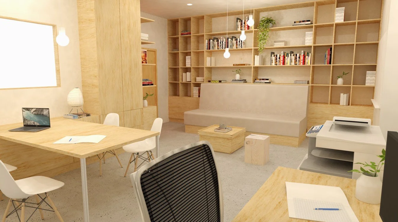 interior design studio office.