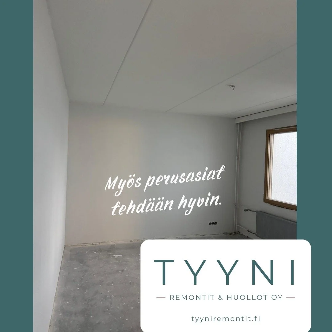 Sis&auml;maalaus ja ulkomaalaus. Hyvin ja huolella.

Pyyd&auml; tarjous heti 💌tyyniremontit.fi/yhteys

Wallpainting and exterior painting. With care and precision. 

Request a quote now 💌 tyyniremontit.fi/contact

#Maalaus #Sis&auml;maalaus #Ulkoma