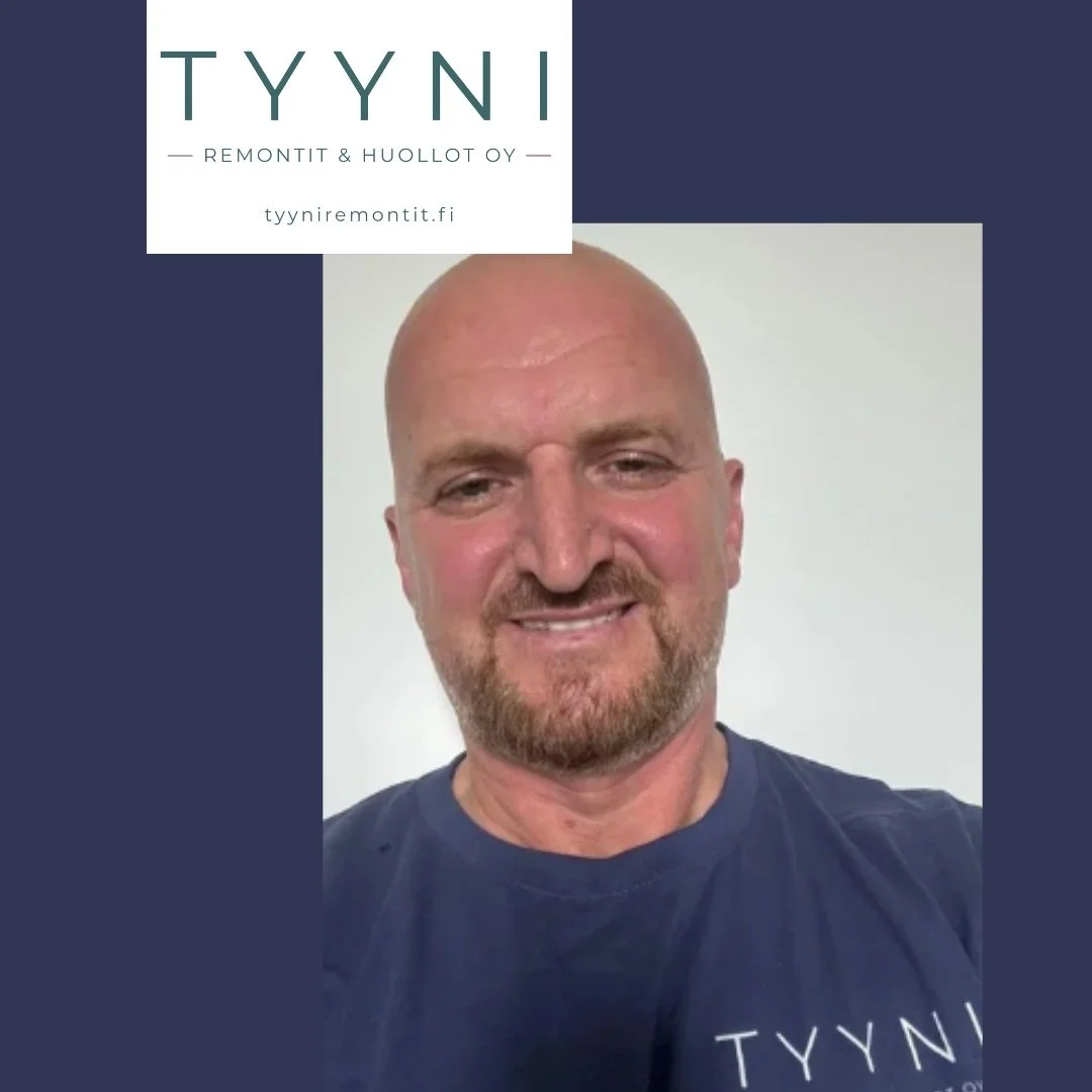 Hyv&auml;&auml; nimip&auml;iv&auml;&auml; Tyyni! 💐
18.9. vietet&auml;&auml;n Tytin, Tyynen ja Tyynin nimip&auml;iv&auml;&auml;. Onnittelut kaikille!

Samalla esittelemme TYYNI Remontit &amp; Huollot Oy:n toisen perustajan Safet Hasanin. 

Safet rake