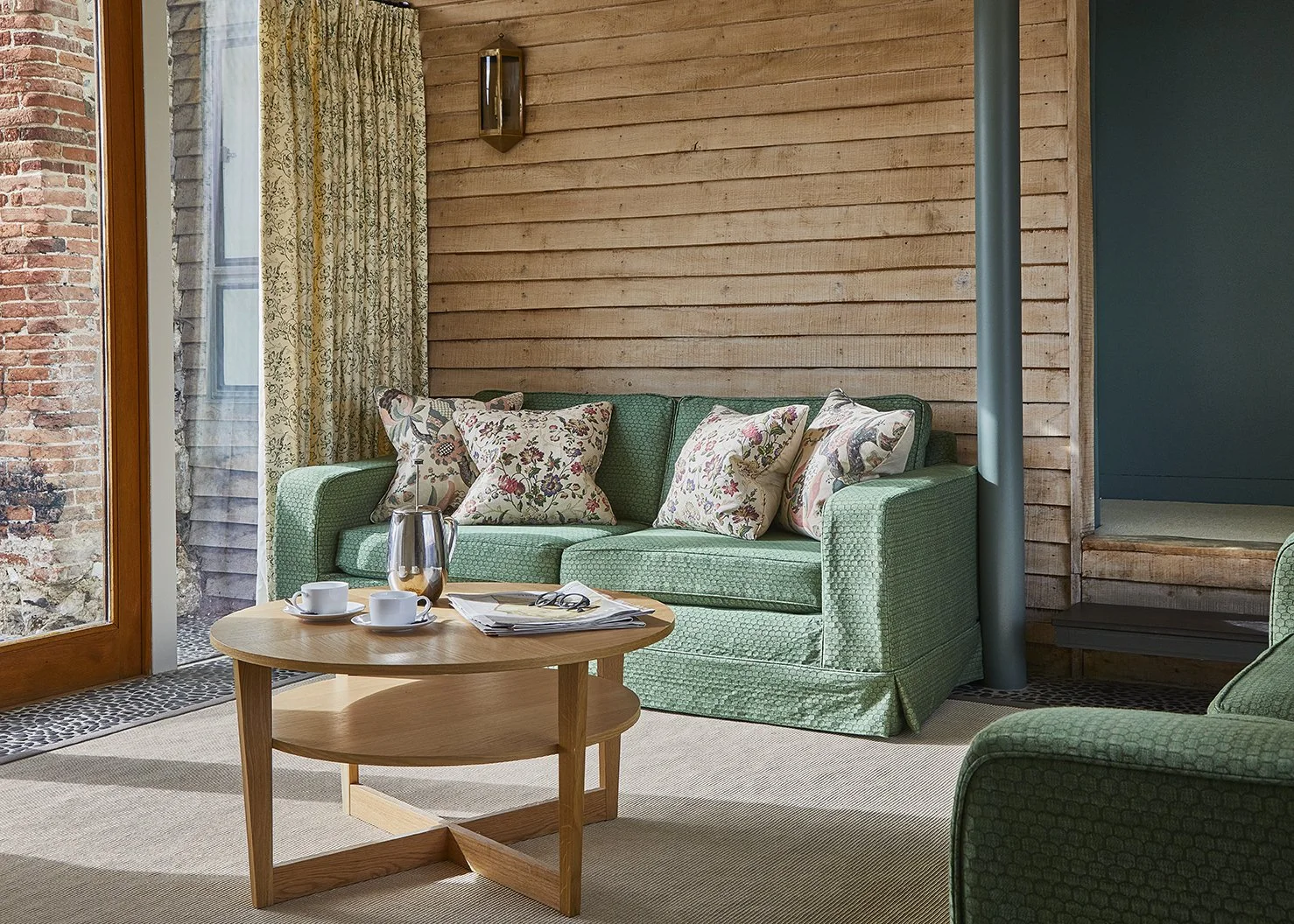 Great East's Reading Room with doors out onto the private garden