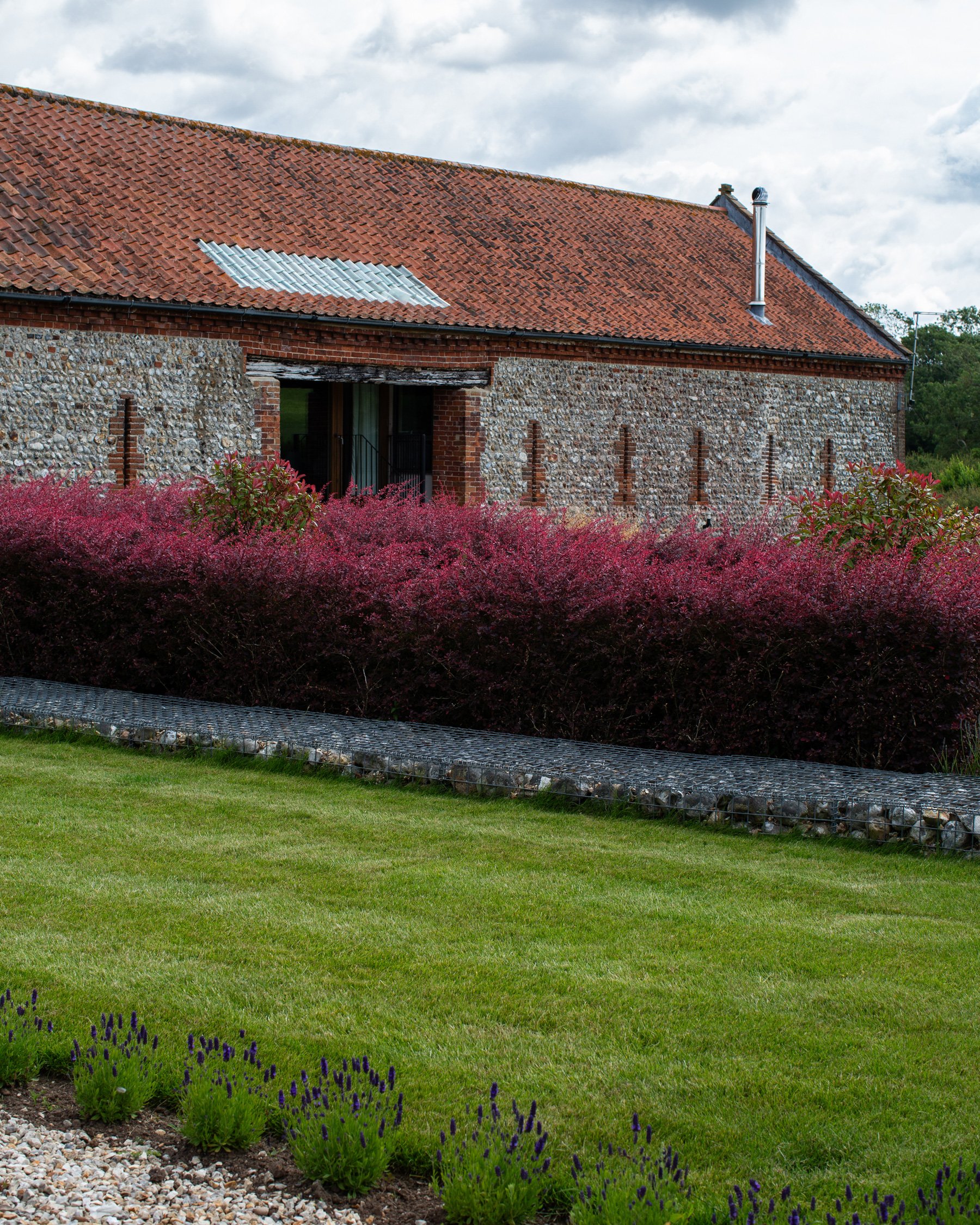 Exterior of great east from the garden