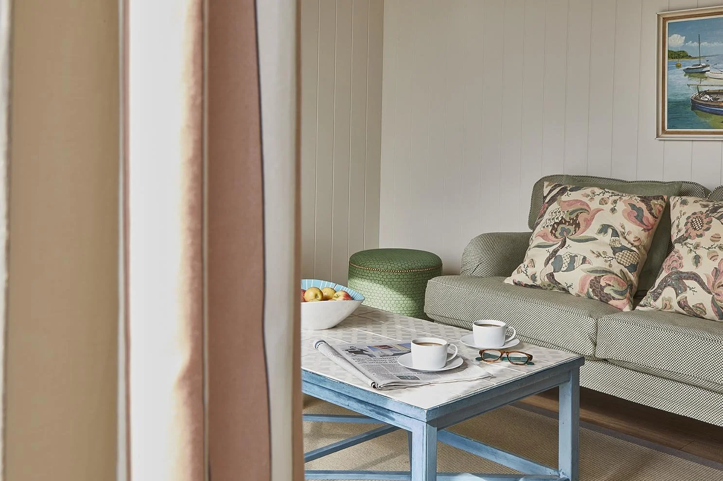 Detail of the living area in The Loose Box