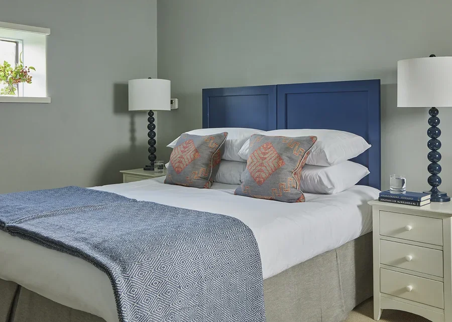 An airy double bedroom in Little Barsham