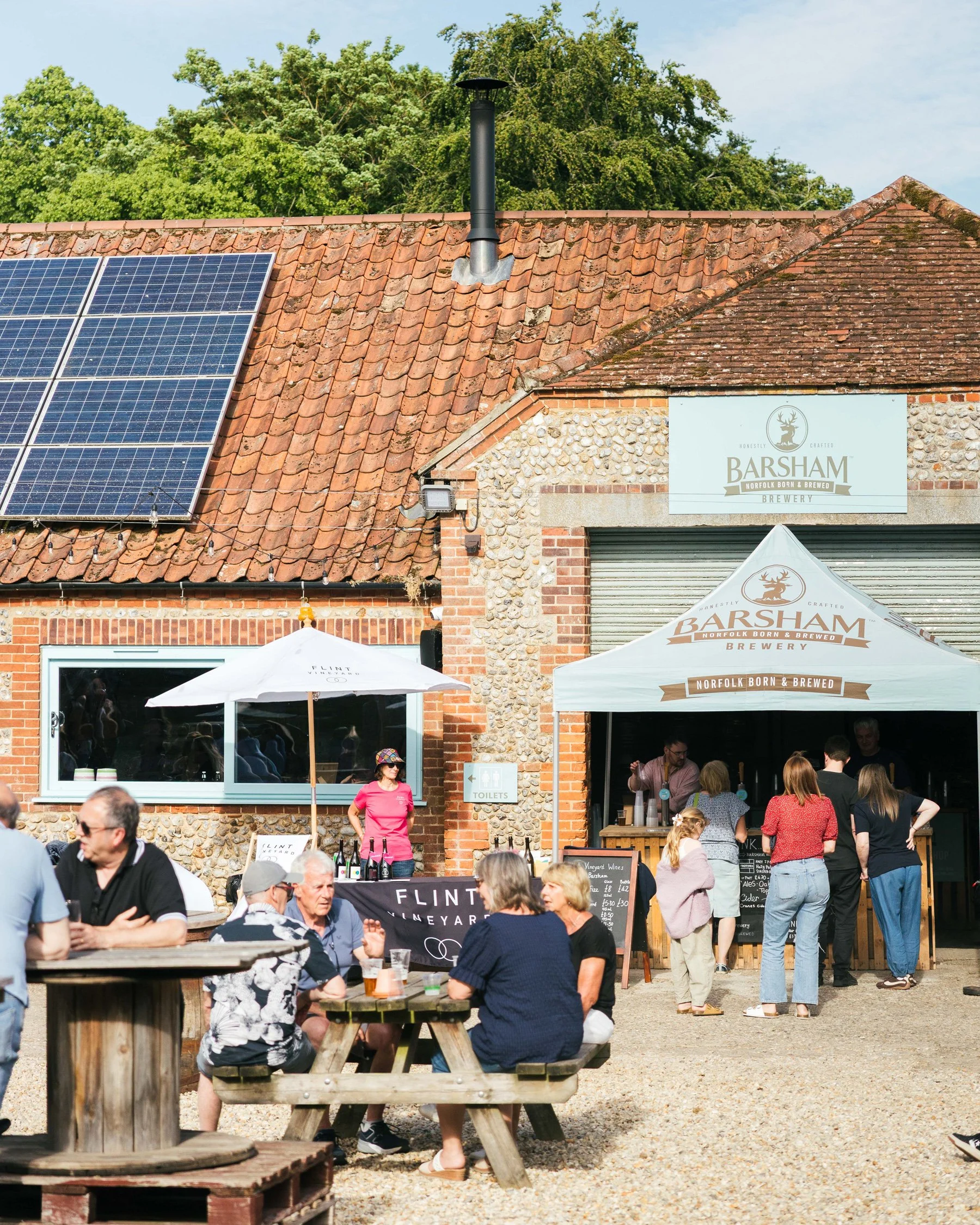 Street Food Friday in the StackYard at Barsham Brewery