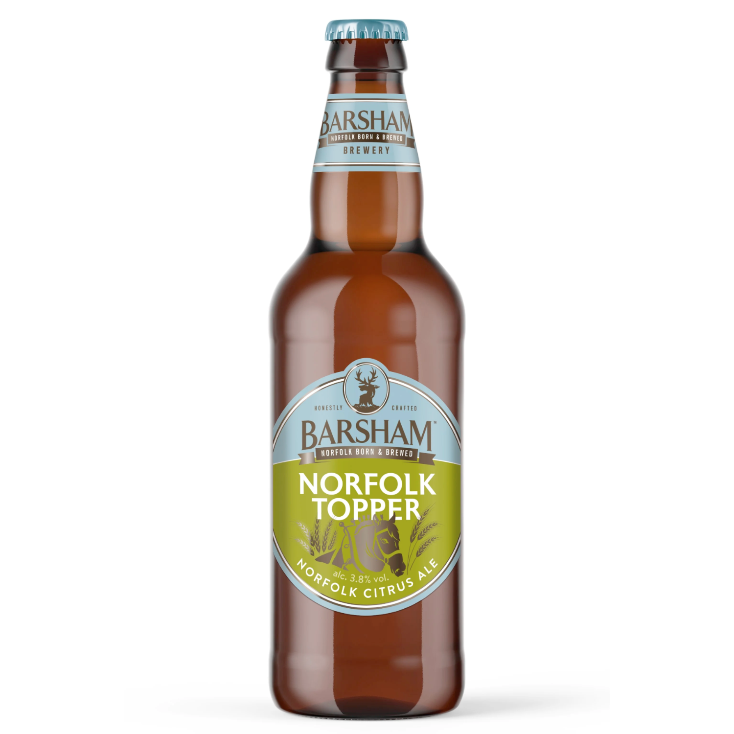 Barsham Brewery Norfolk Topper beer bottle