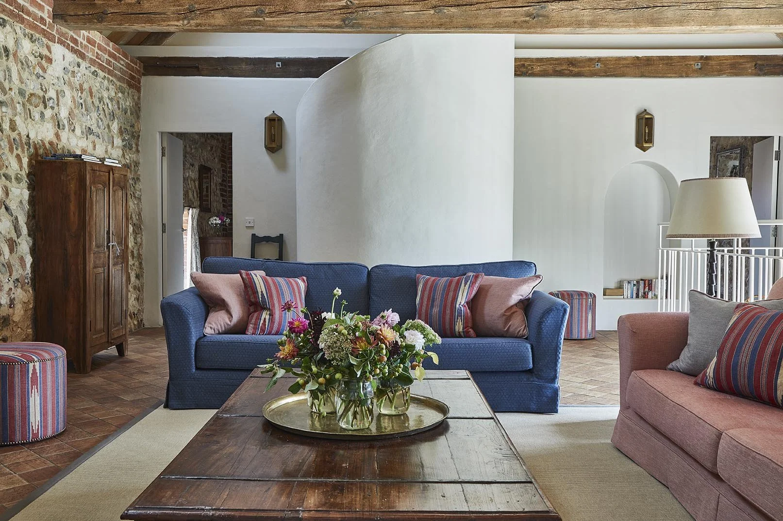 The first floor living room in High Barsham