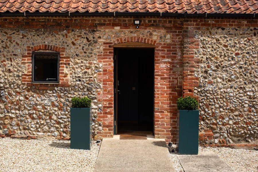The front door of Greys Court